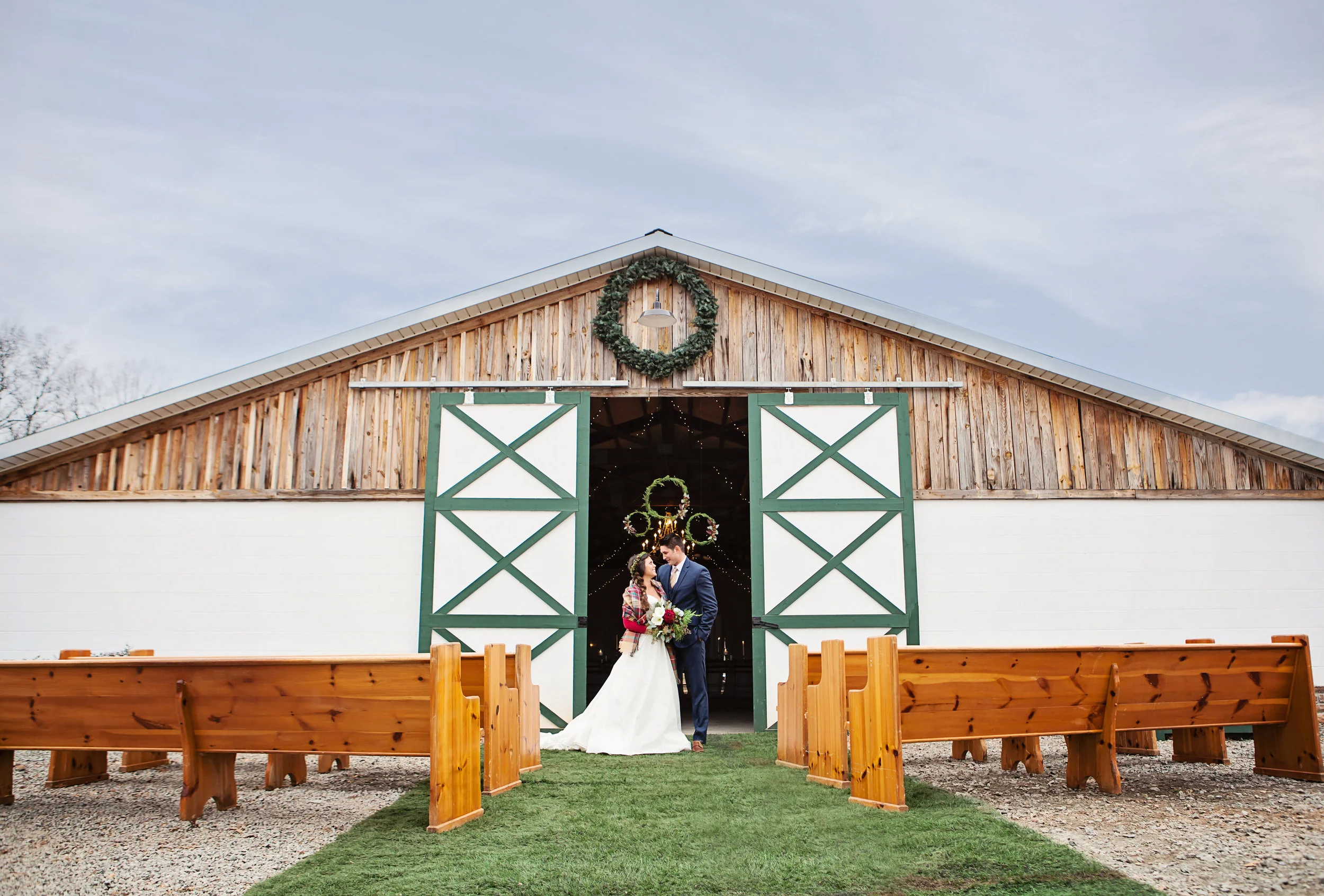 A Cozy Winter Farm Wedding - Megan White Photography - 13 Cedar Events