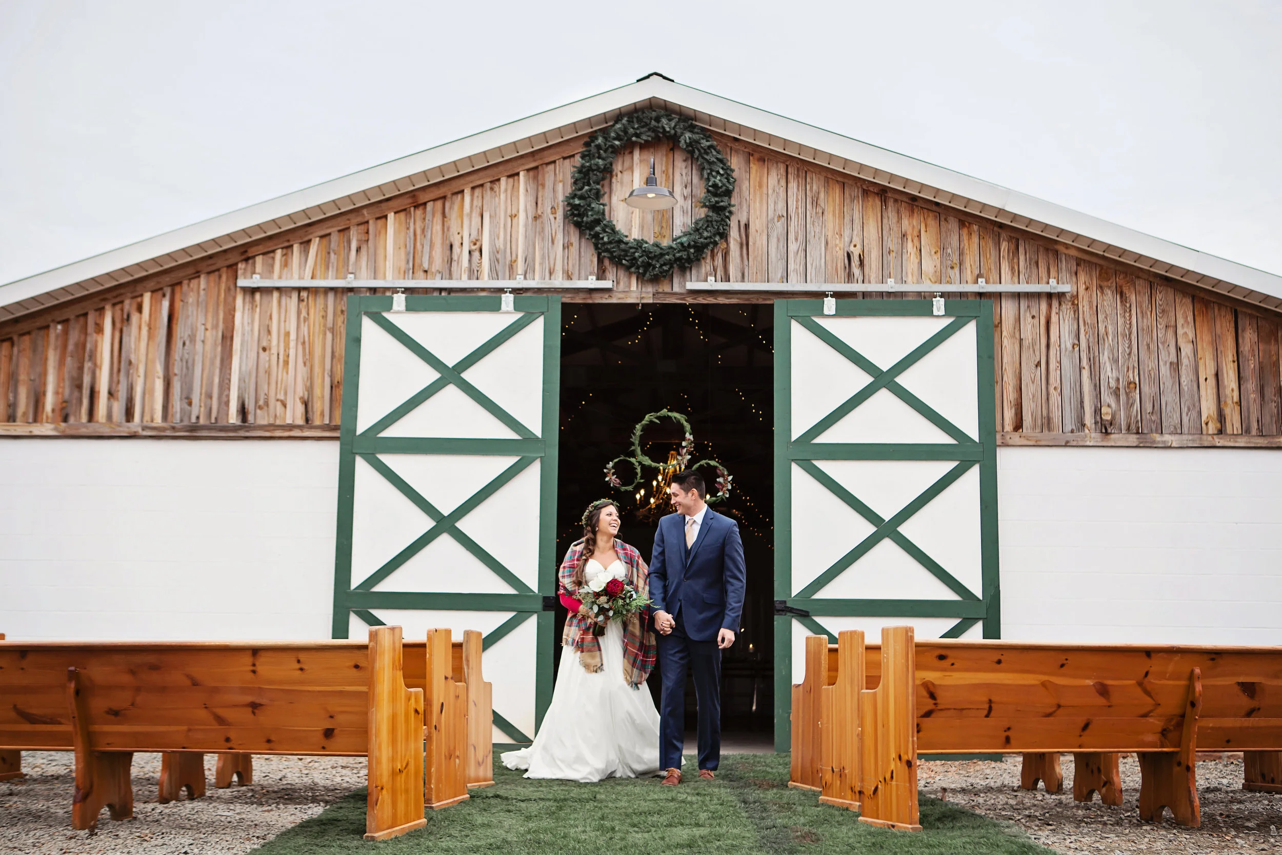 A Cozy Winter Farm Wedding - Megan White Photography - 13 Cedar Events
