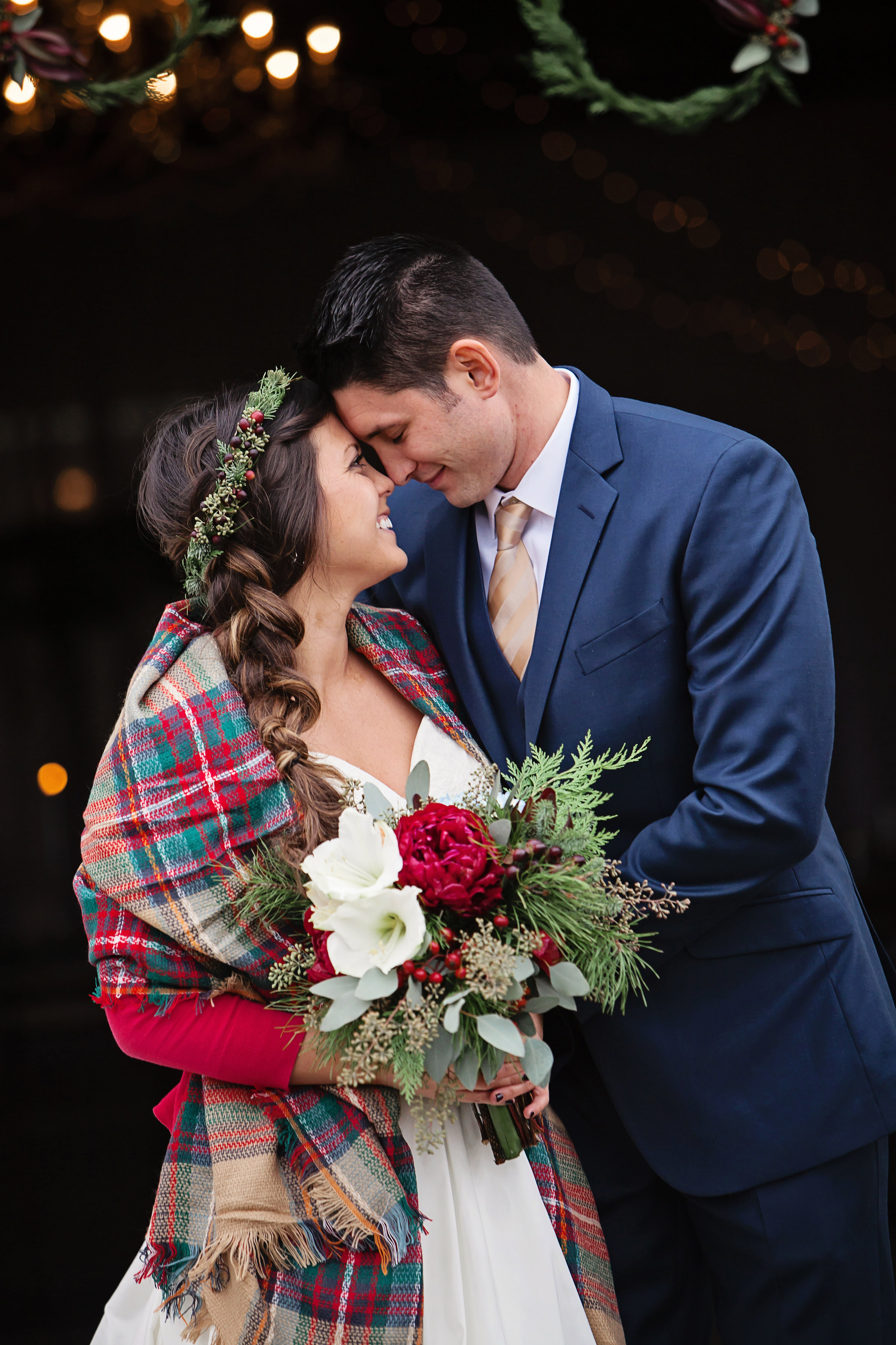 A Cozy Winter Farm Wedding - Megan White Photography - 13 Cedar Events