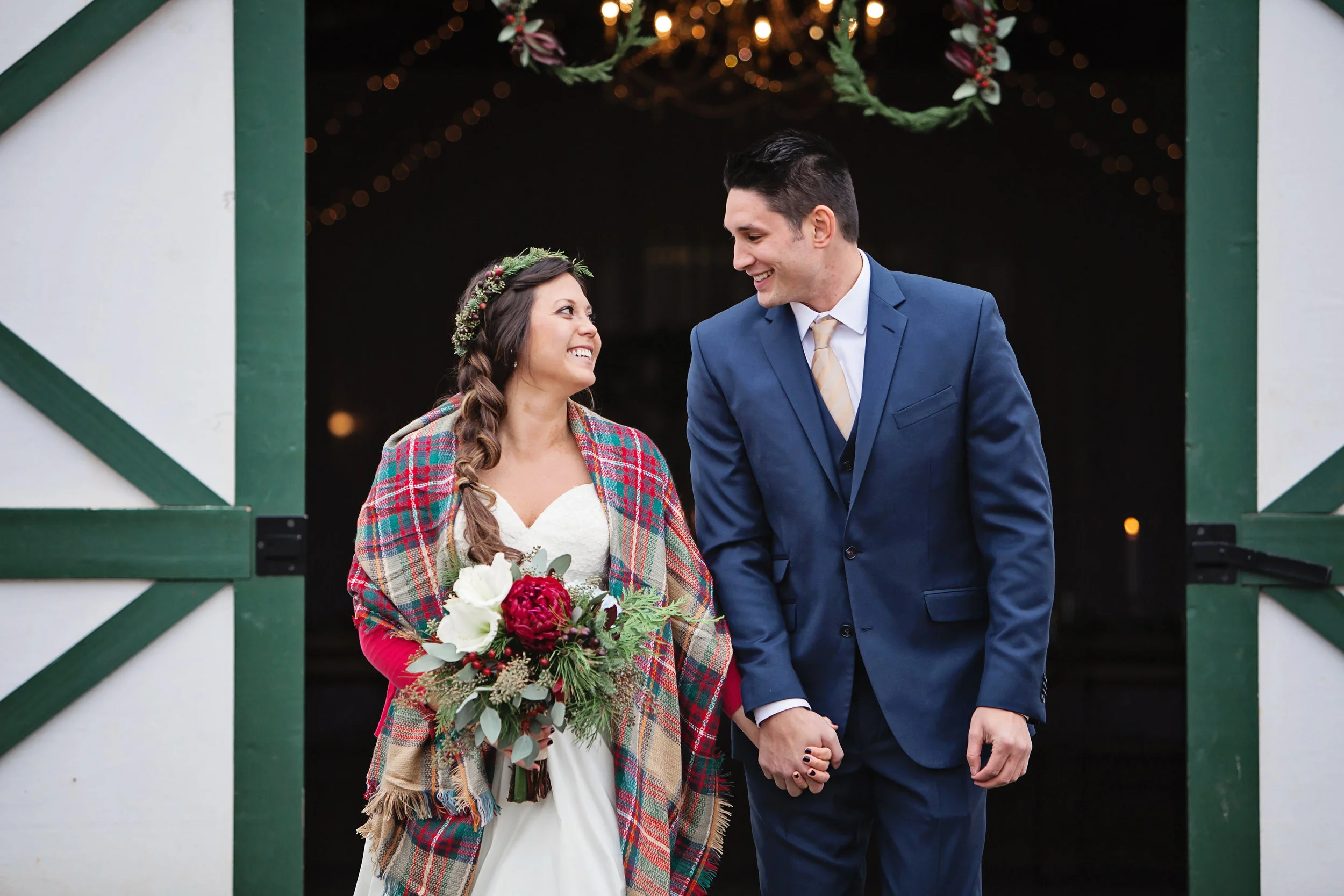 A Cozy Winter Farm Wedding - Megan White Photography - 13 Cedar Events