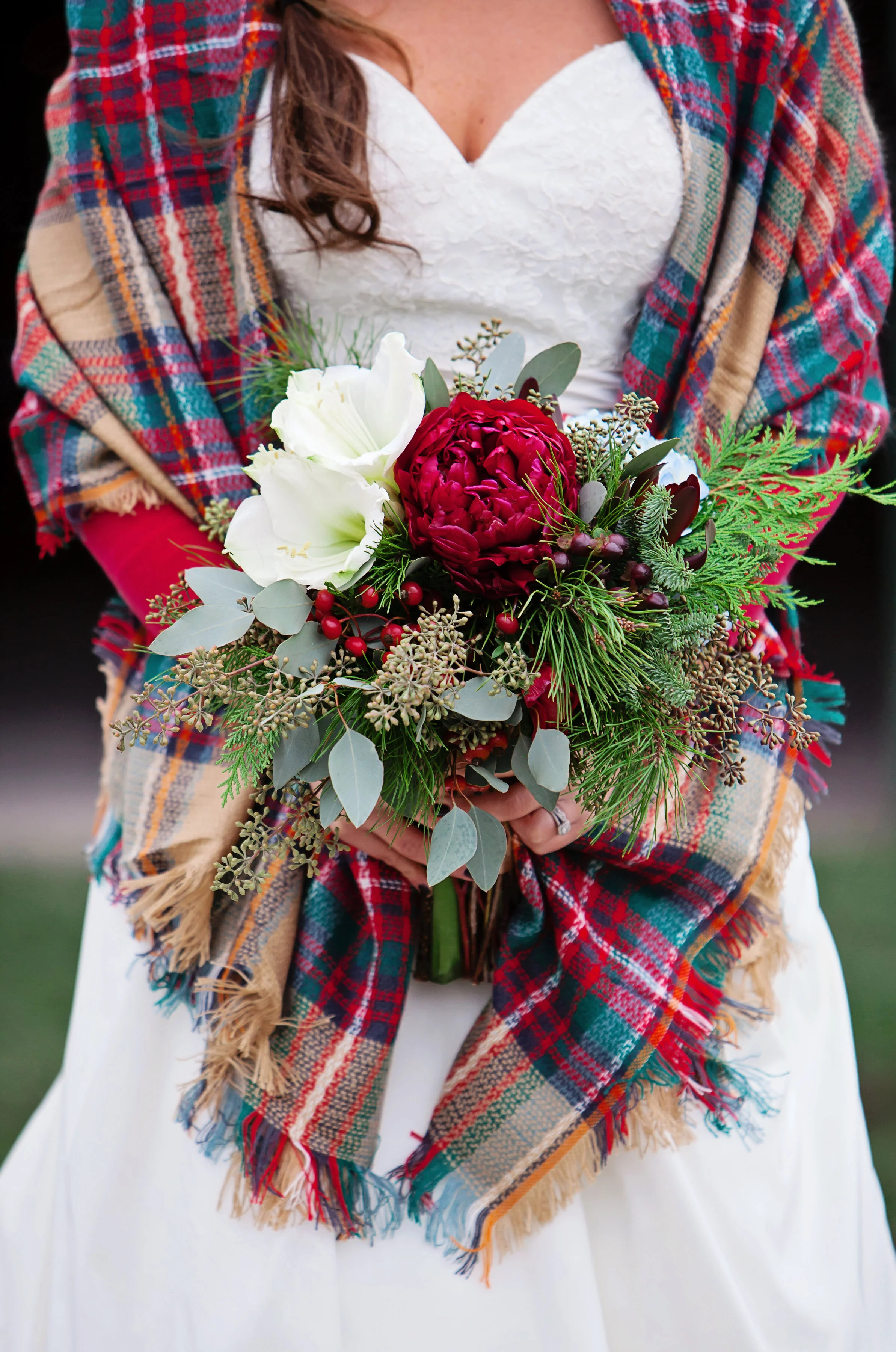 A Cozy Winter Farm Wedding - Megan White Photography - 13 Cedar Events