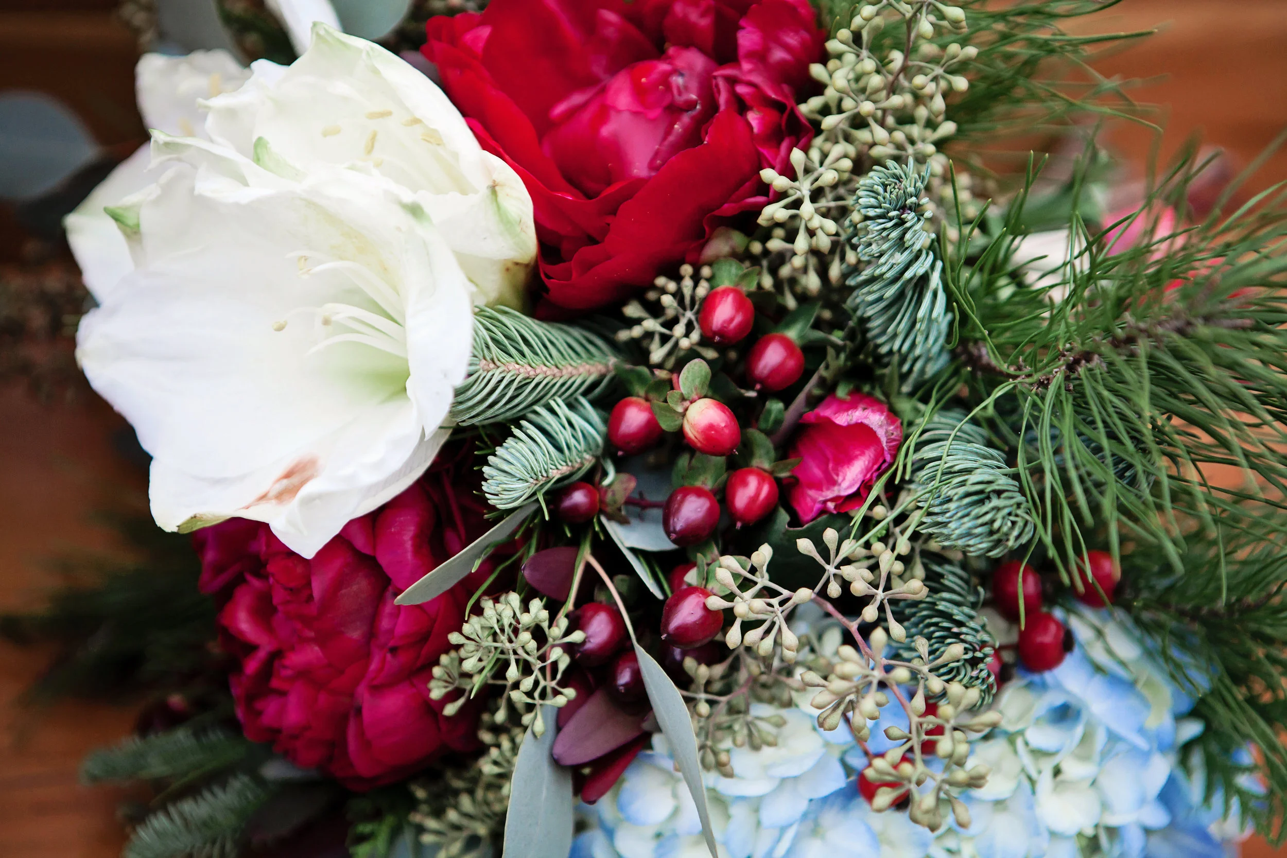 A Cozy Winter Farm Wedding - Megan White Photography - 13 Cedar Events