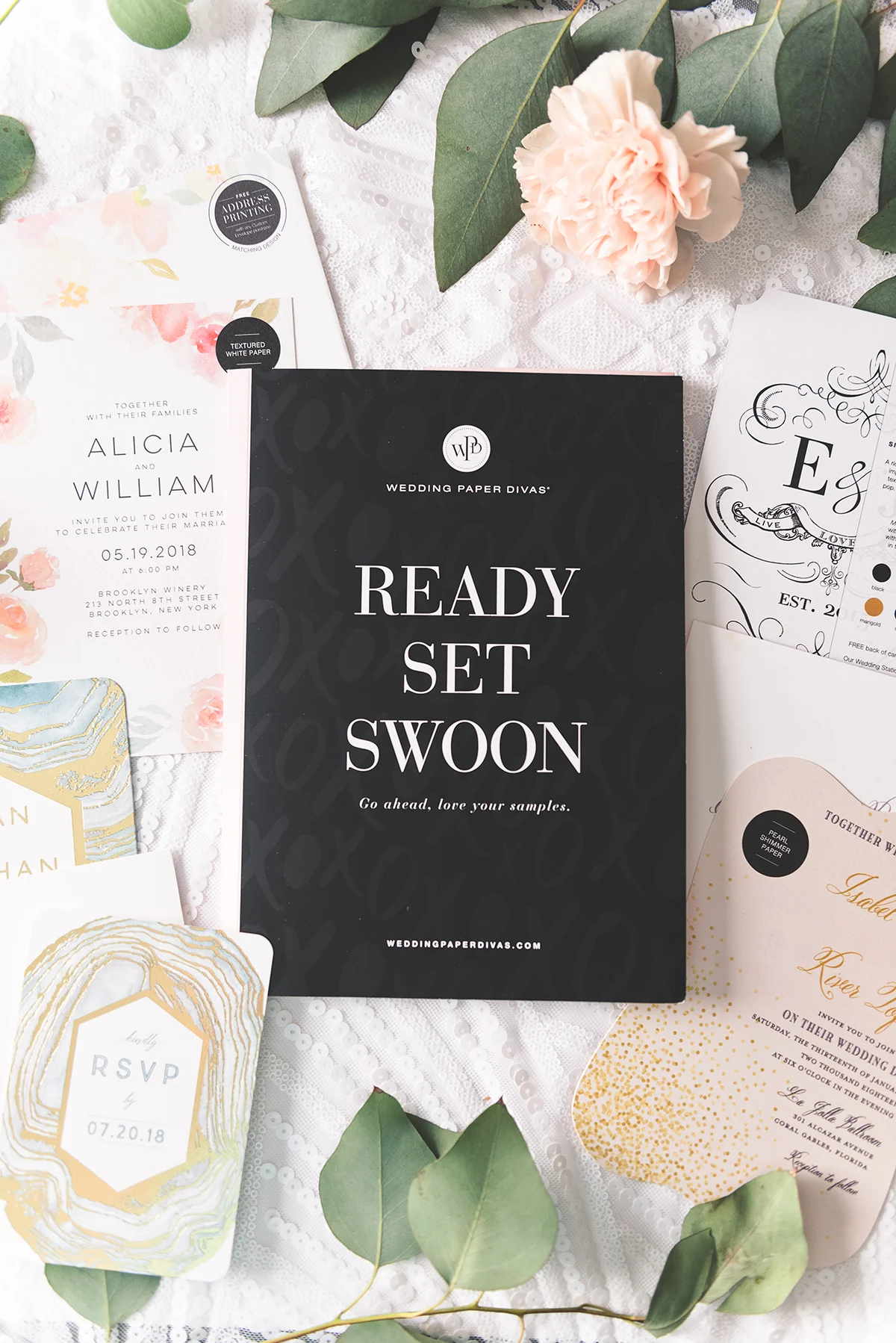Wedding Invitation Sample Kits - Wedding Paper Divas - Aisle Society