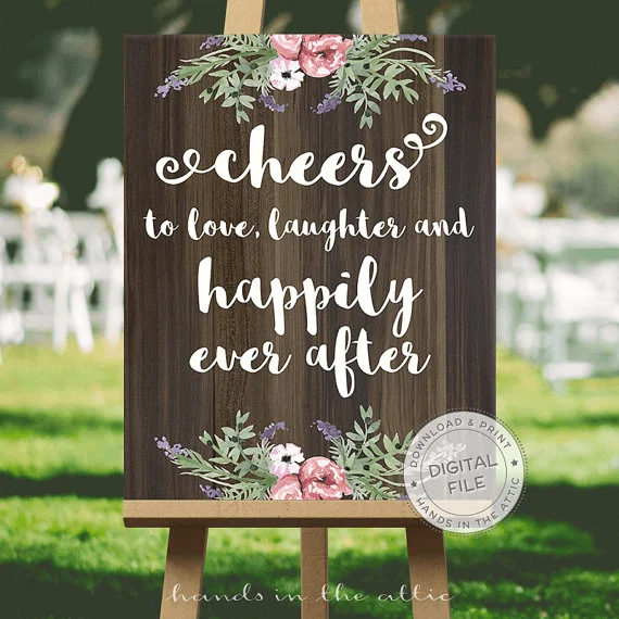31 Wooden Wedding Signs — The Overwhelmed Bride // Wedding Blog + SoCal Wedding Planner