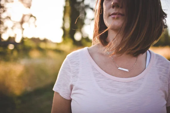 The Bridal Boutique | Custom Bridesmaid Gift Bar Necklace