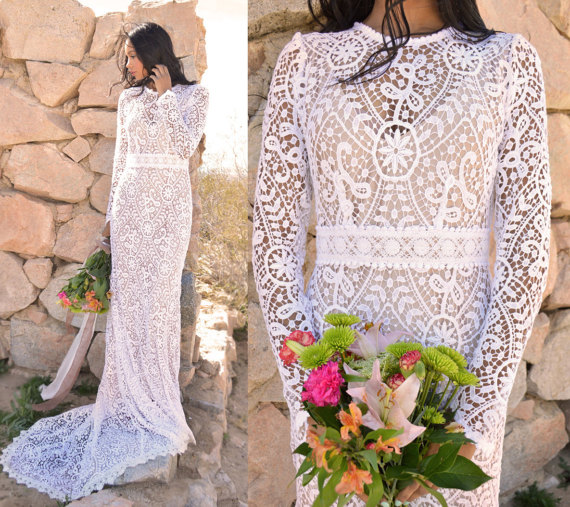 Boho Wedding Dresses Under $1000