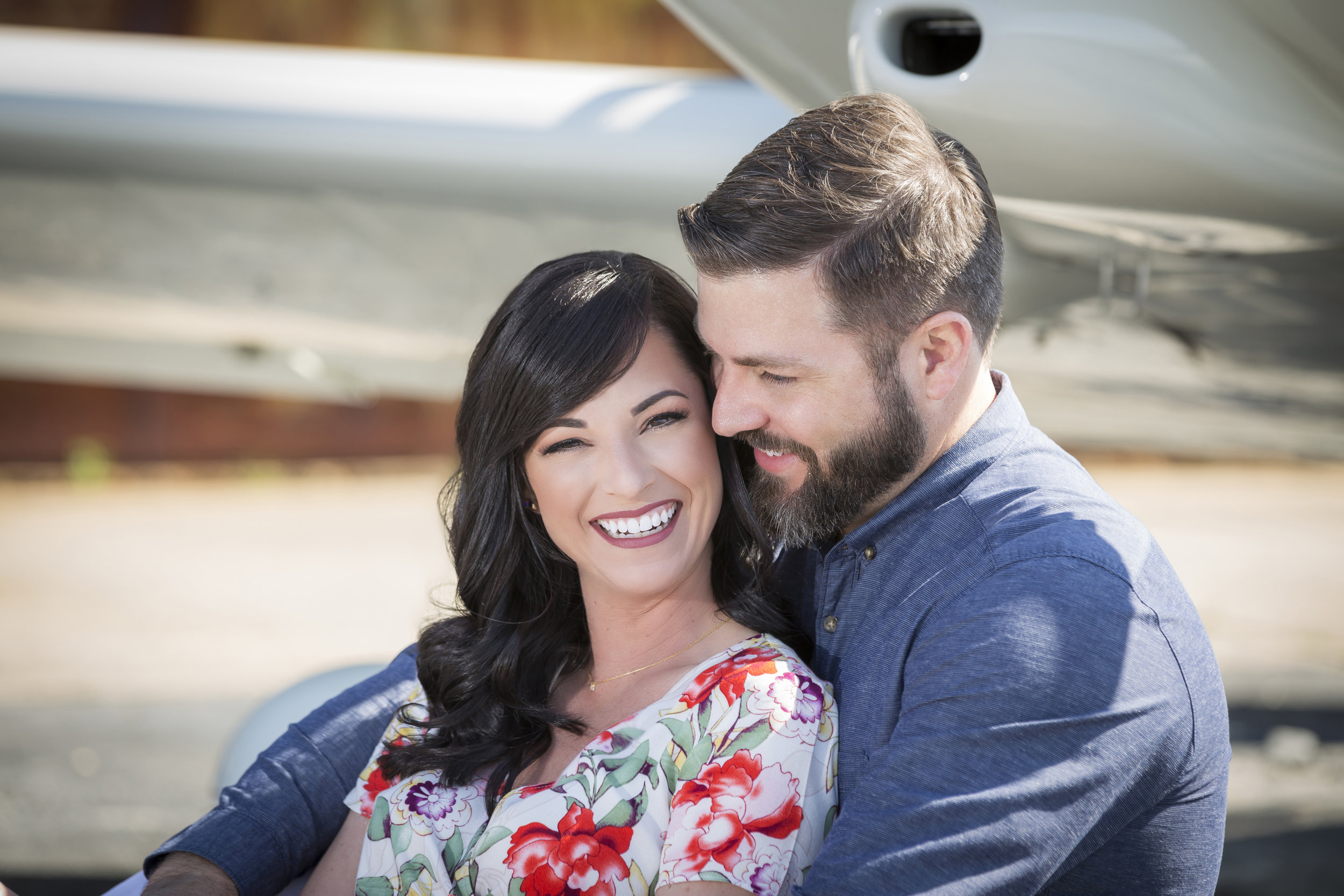 A Jet-Setting 1940's Engagement Session - Sarah Goldman Photography