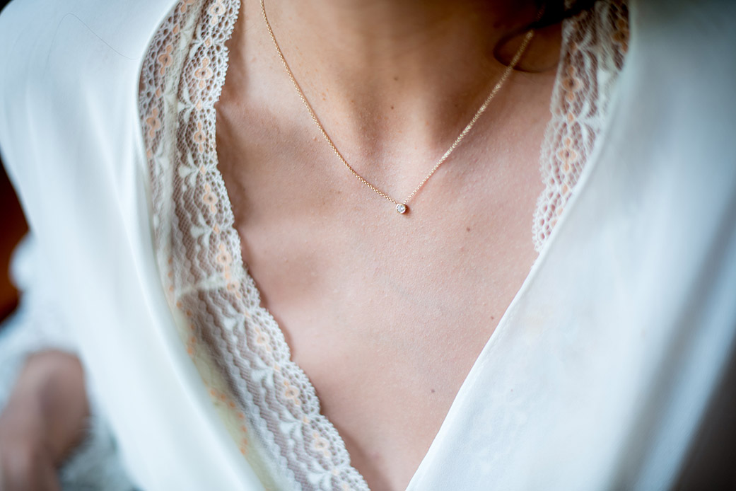 Bridal Necklace - Catskills Mountain Bohemian Wedding - Custom by Nicole Photography