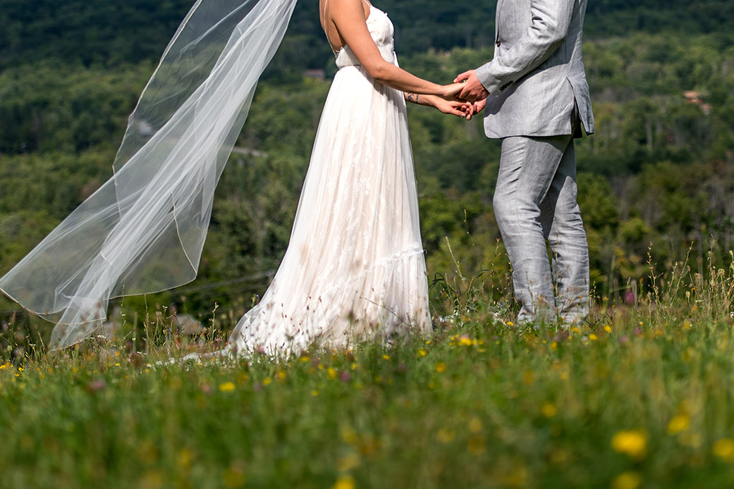 Catskills Hunter Mountain Bohemian Wedding - Custom by Nicole Photography