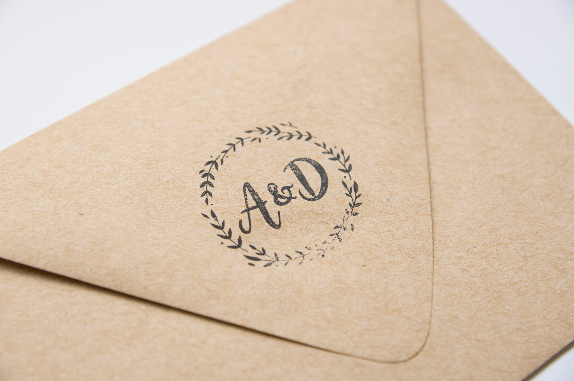 Personalized Envelope Stamp - A McCoy Equestrian Center Wedding - Peterson Design & Photography