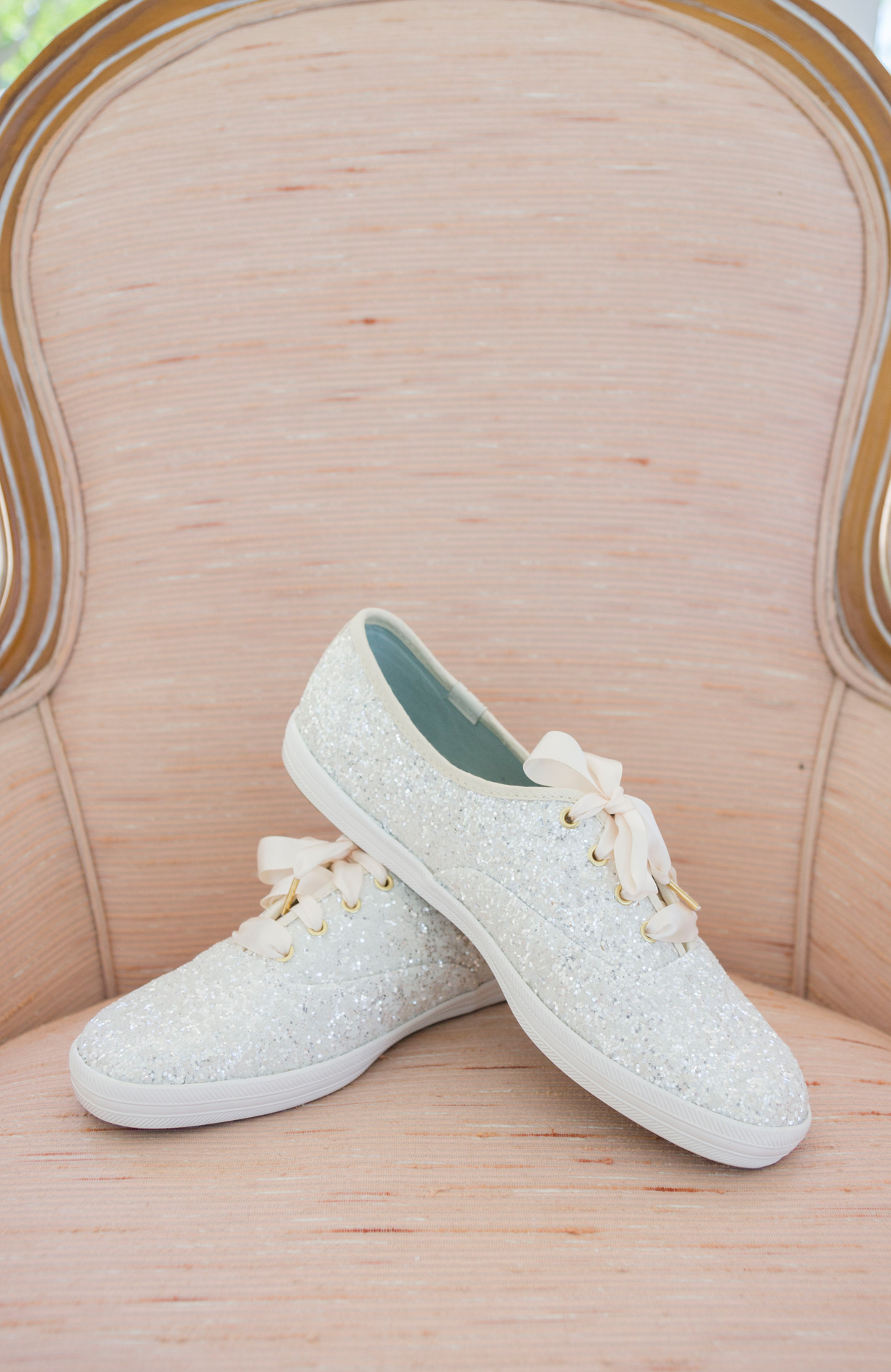 Sparkly Bride Sneakers - A McCoy Equestrian Center Wedding - Peterson Design & Photography