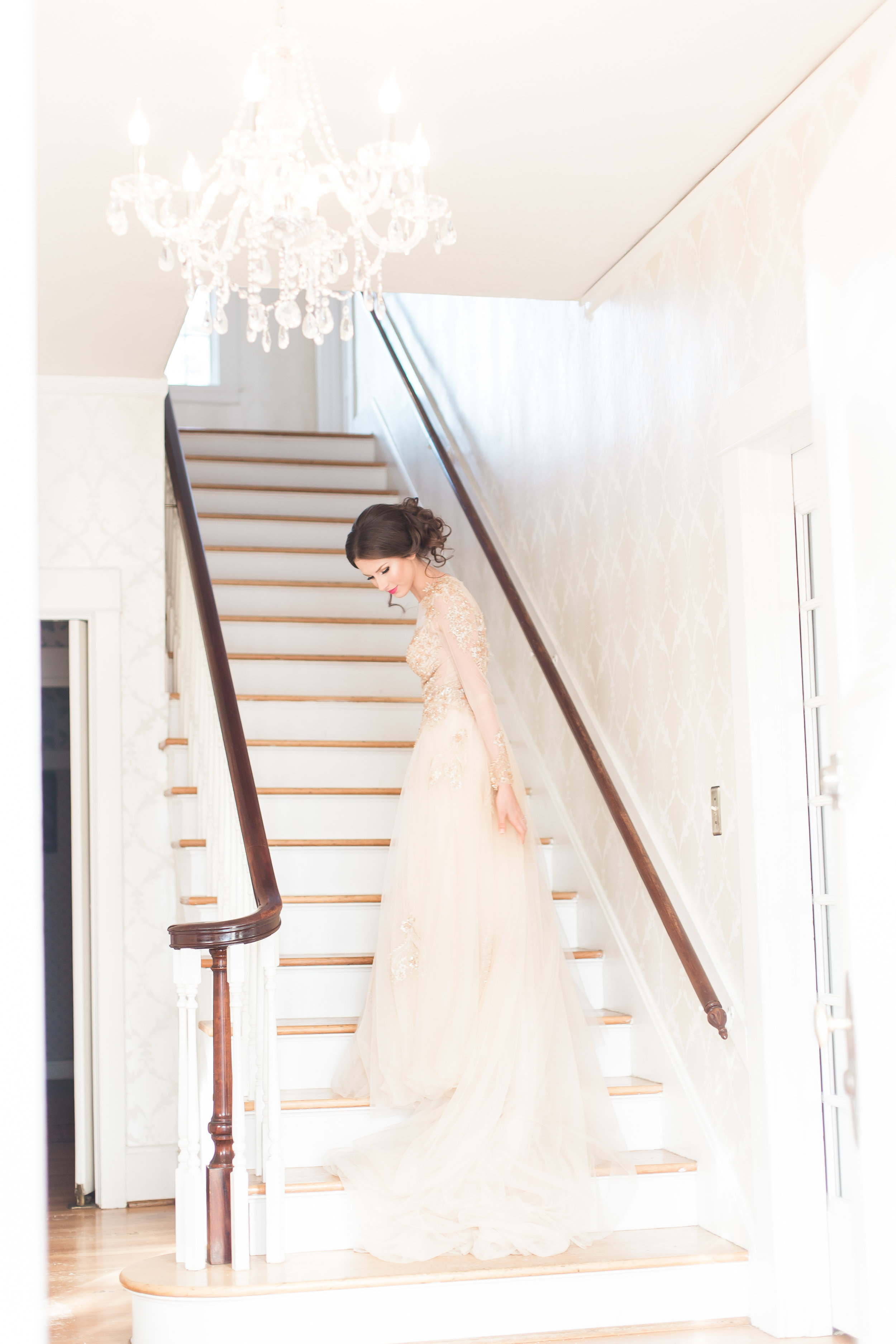 A Dreamy, Romantic Blush Gray Gables Estate Styled Shoot - Solovey Photography