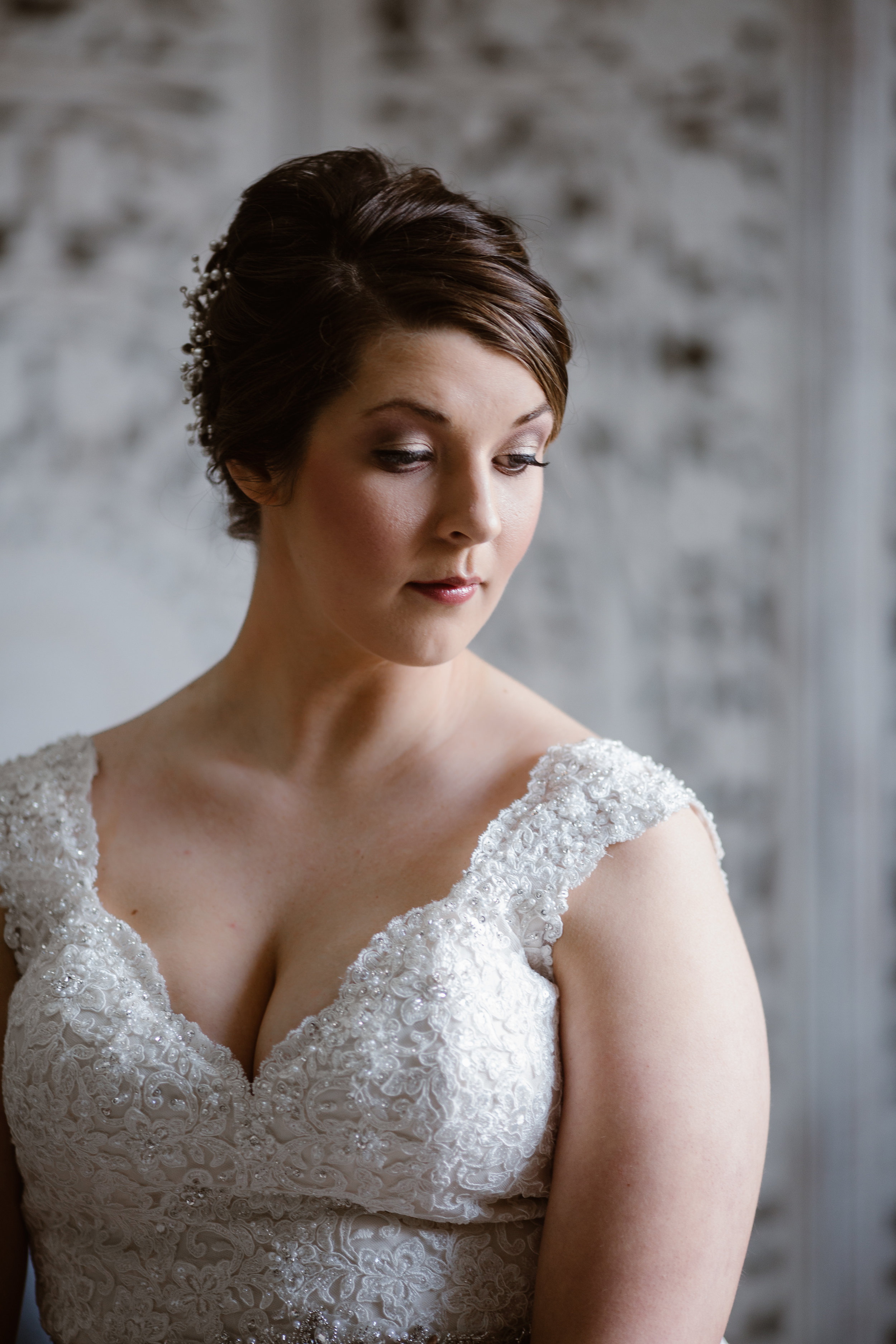 Bridal Makeup - A Burgundy + Bronze Ramble Creek Fall Wedding - Erin Morrison Photography