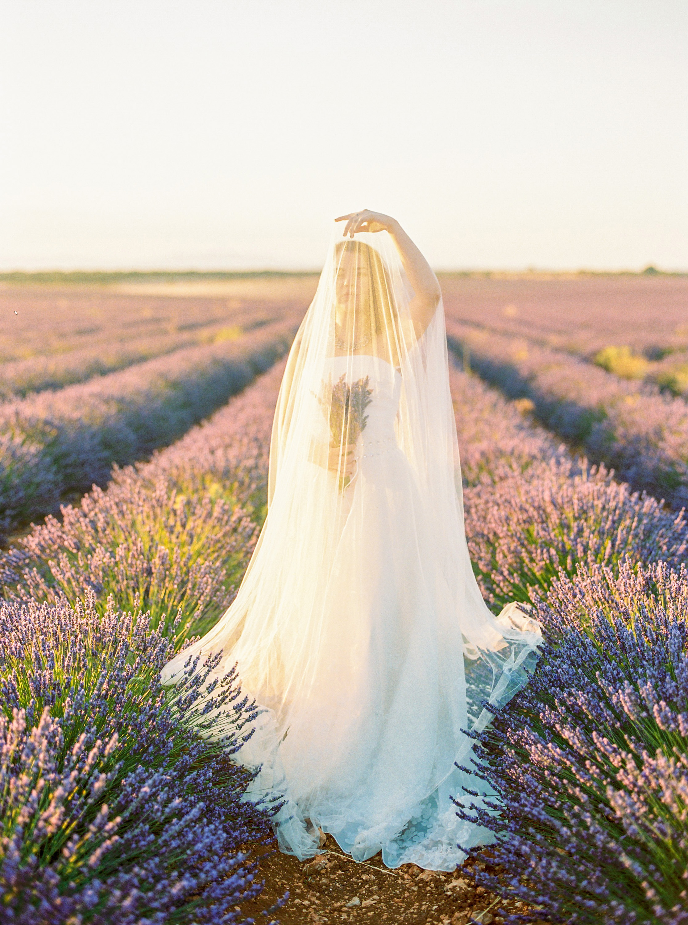 Lavender Field Engagement Photos - Guadalajara Spain Lavender Field - Alla Yachkulo Photography