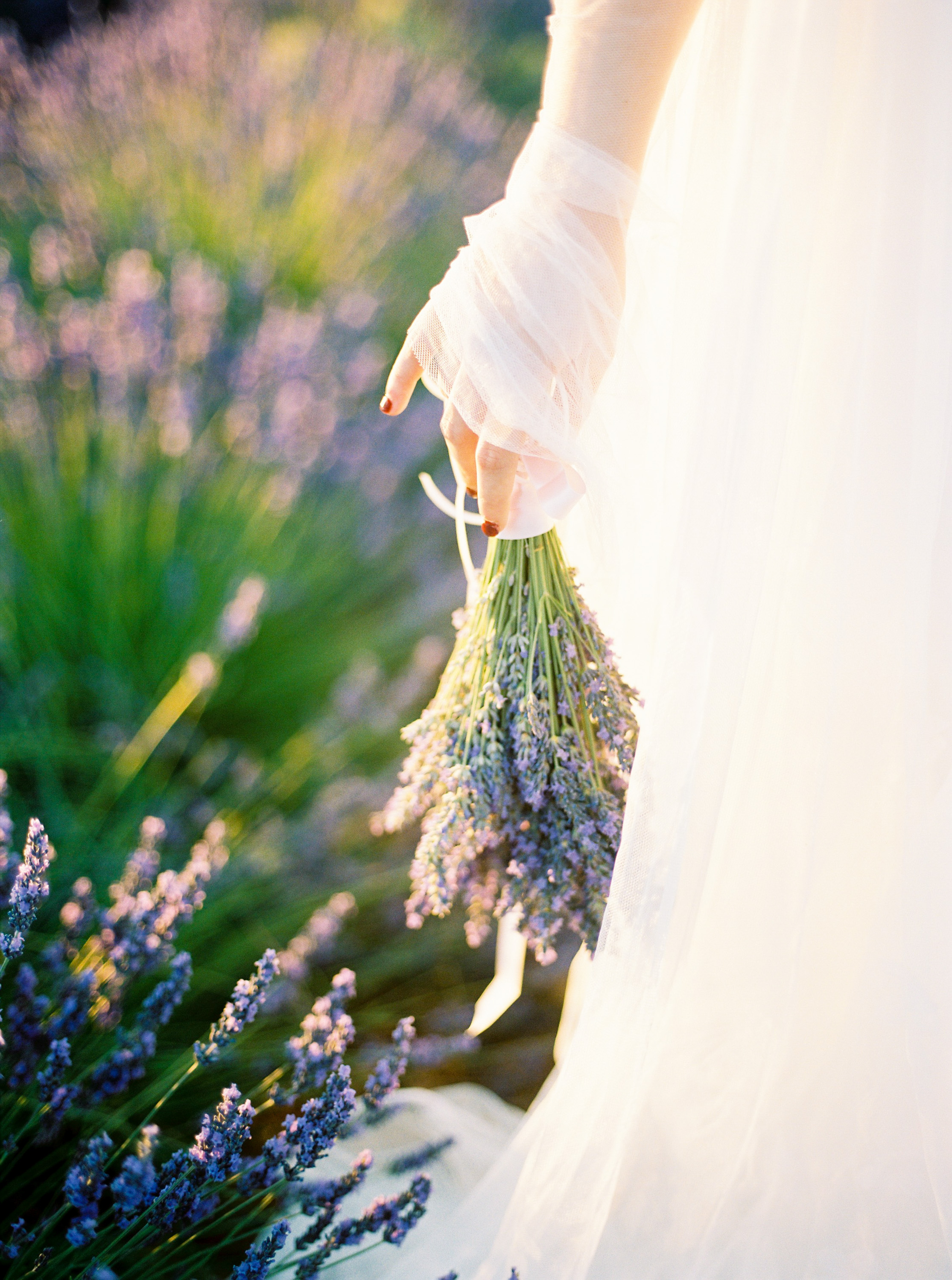 Lavender Field Engagement Photos - Guadalajara Spain Lavender Field - Alla Yachkulo Photography -- Wedding Blog-The Overwhelmed Bride