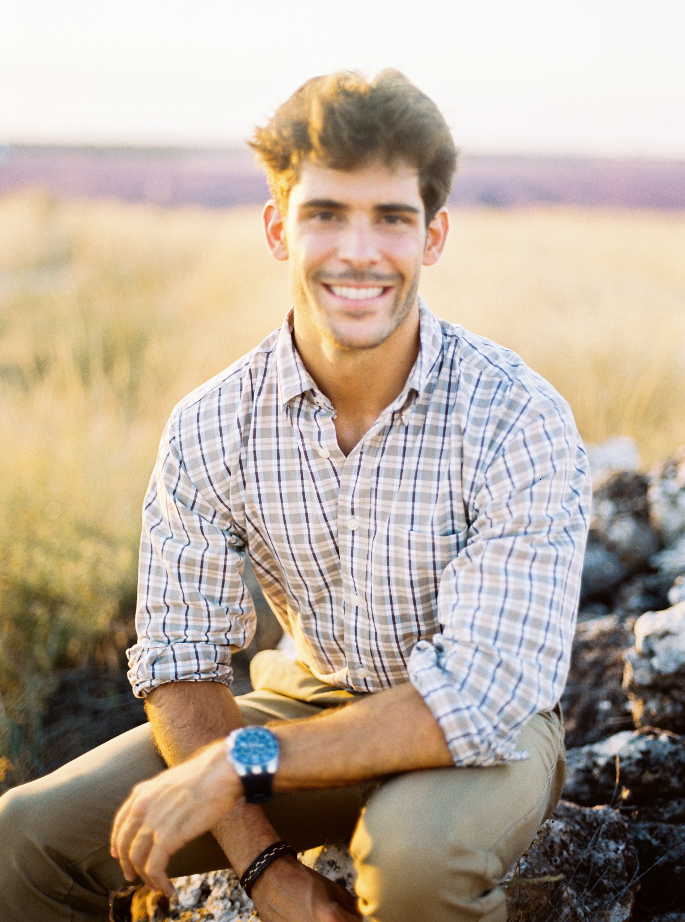 Lavender Field Engagement Photos - Guadalajara Spain Lavender Field - Alla Yachkulo Photography -- Wedding Blog-The Overwhelmed Bride