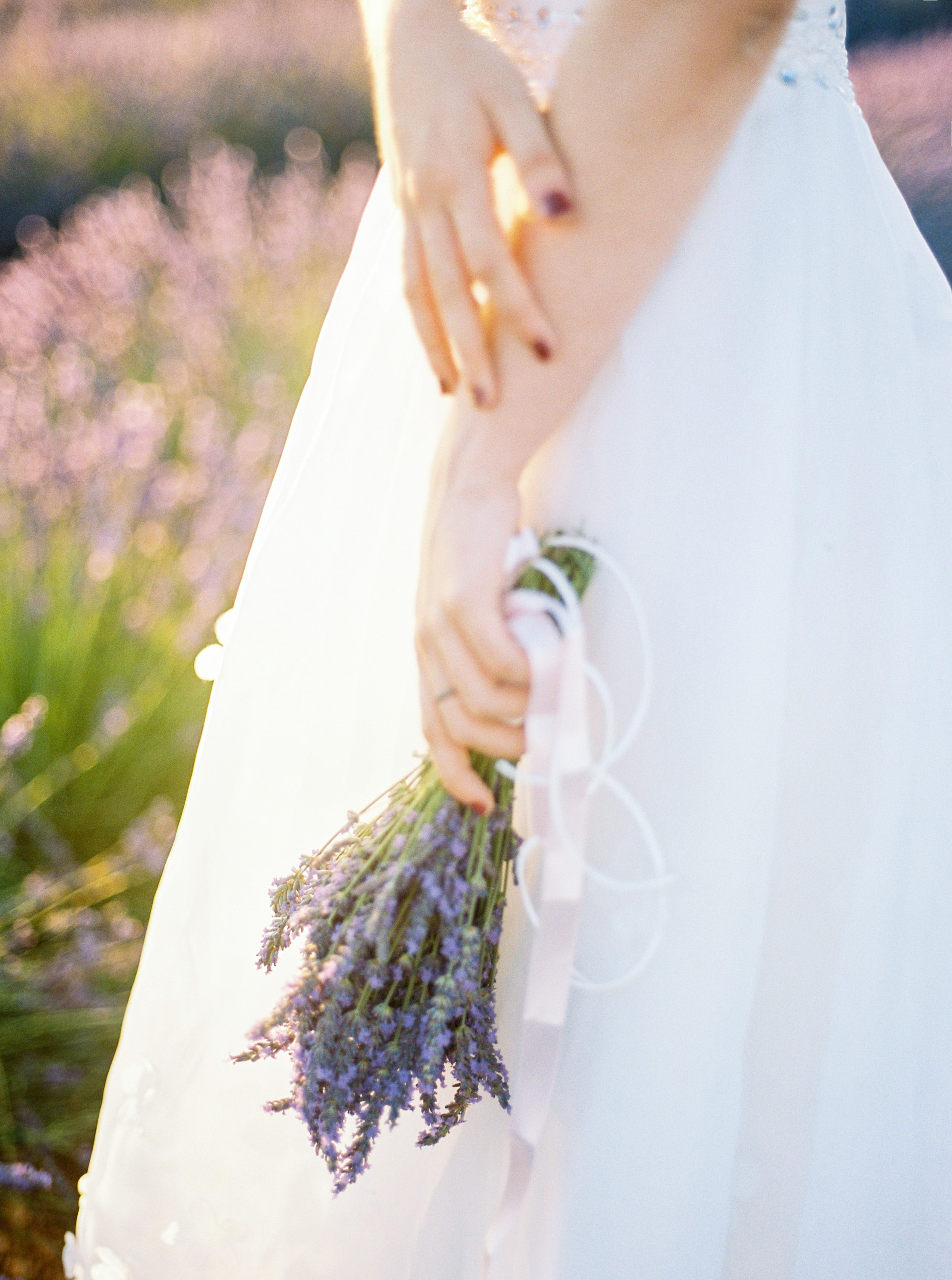 Lavender Field Engagement Photos - Guadalajara Spain Lavender Field - Alla Yachkulo Photography -- Wedding Blog-The Overwhelmed Bride