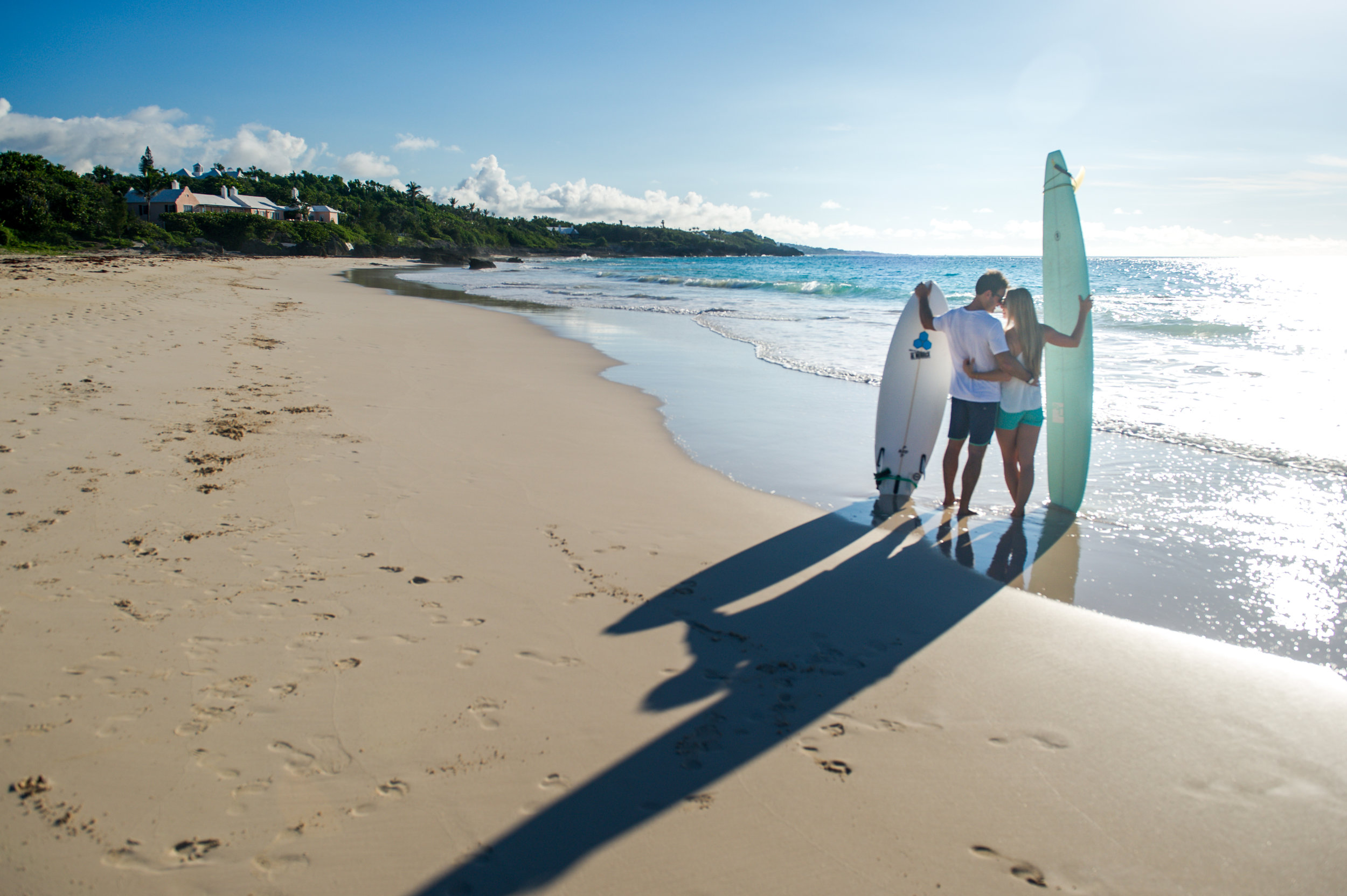 A Grape Bay Beach Surf Engagement Session -- Two & Quarter Photography -- Wedding Blog-The Overwhelmed Bride