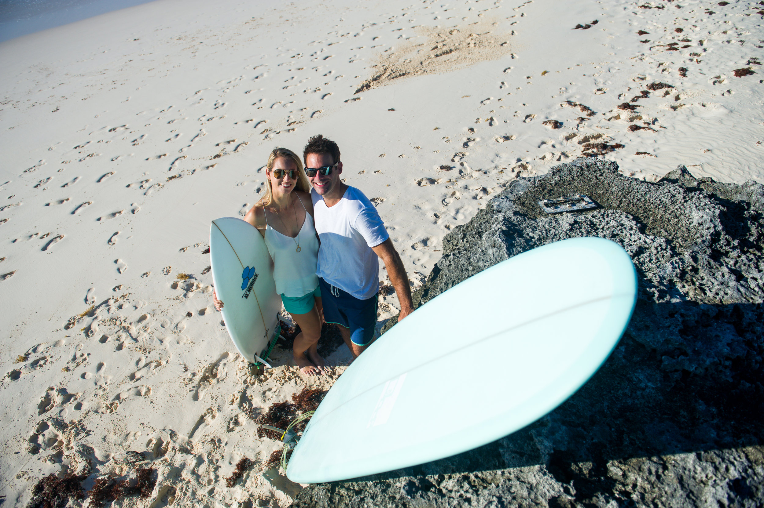 A Grape Bay Beach Surf Engagement Session -- Two & Quarter Photography -- Wedding Blog-The Overwhelmed Bride