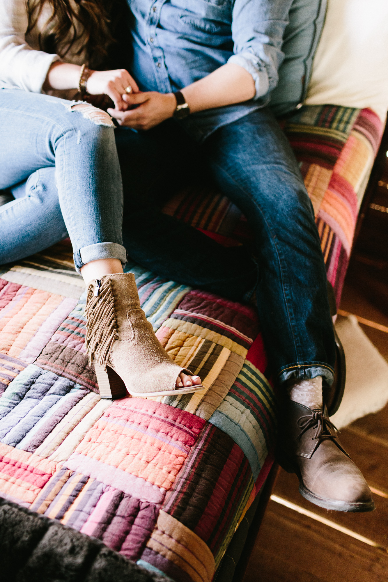 Outdoorsy Adventure Engagement Photos - Moonshine Hill Wedding - High Five for Love Photography -- Wedding Blog - The Overwhelmed Bride