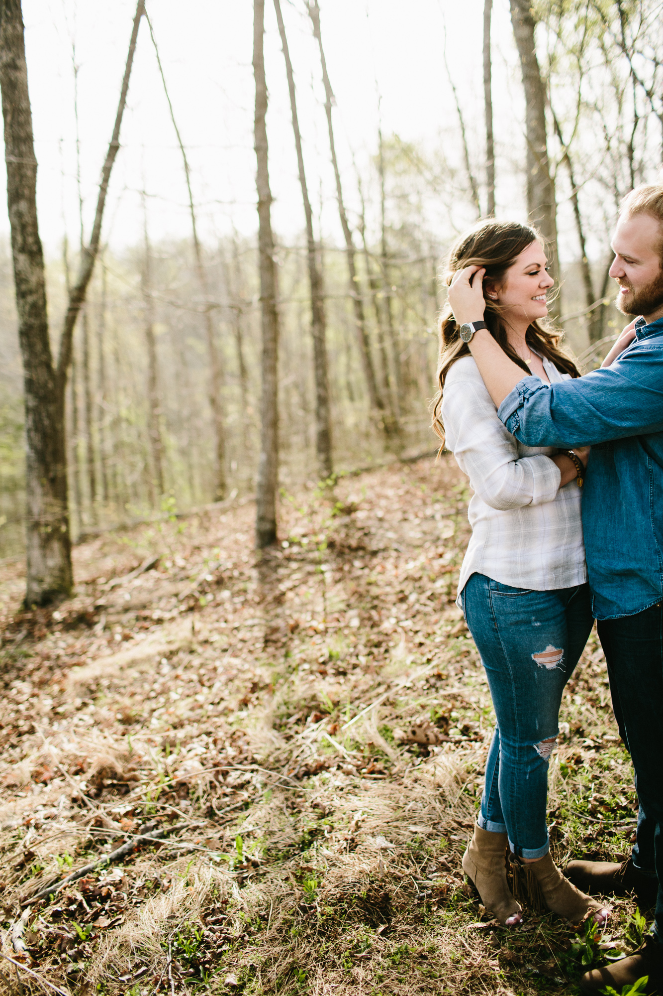 Outdoorsy Adventure Engagement Photos - Moonshine Hill Wedding - High Five for Love Photography -- Wedding Blog - The Overwhelmed Bride