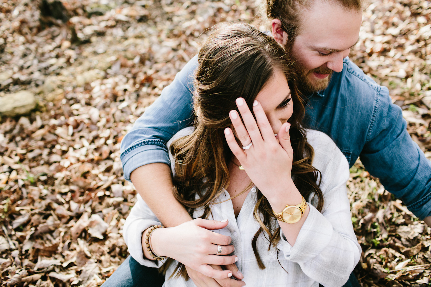 Outdoorsy Adventure Engagement Photos - Moonshine Hill Wedding - High Five for Love Photography -- Wedding Blog - The Overwhelmed Bride