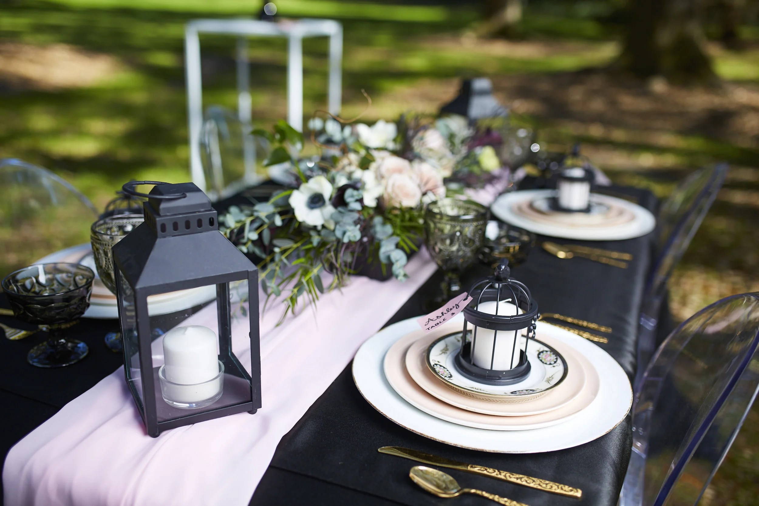 A Black, Blush + Gold Styled Garden Wedding -- Marcus Anthony Photography -- Wedding Blog-The Overwhelmed Bride
