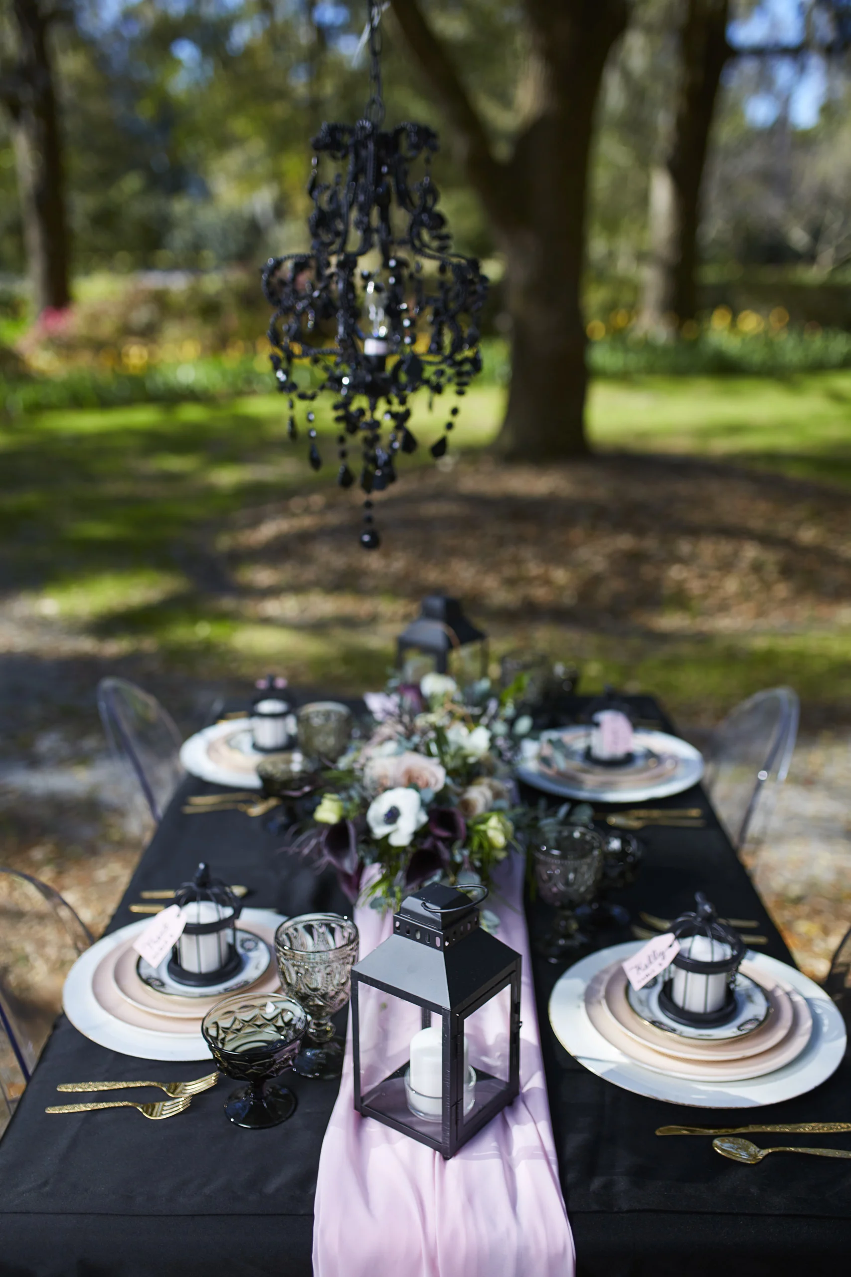 A Black, Blush + Gold Styled Garden Wedding -- Marcus Anthony Photography -- Wedding Blog-The Overwhelmed Bride