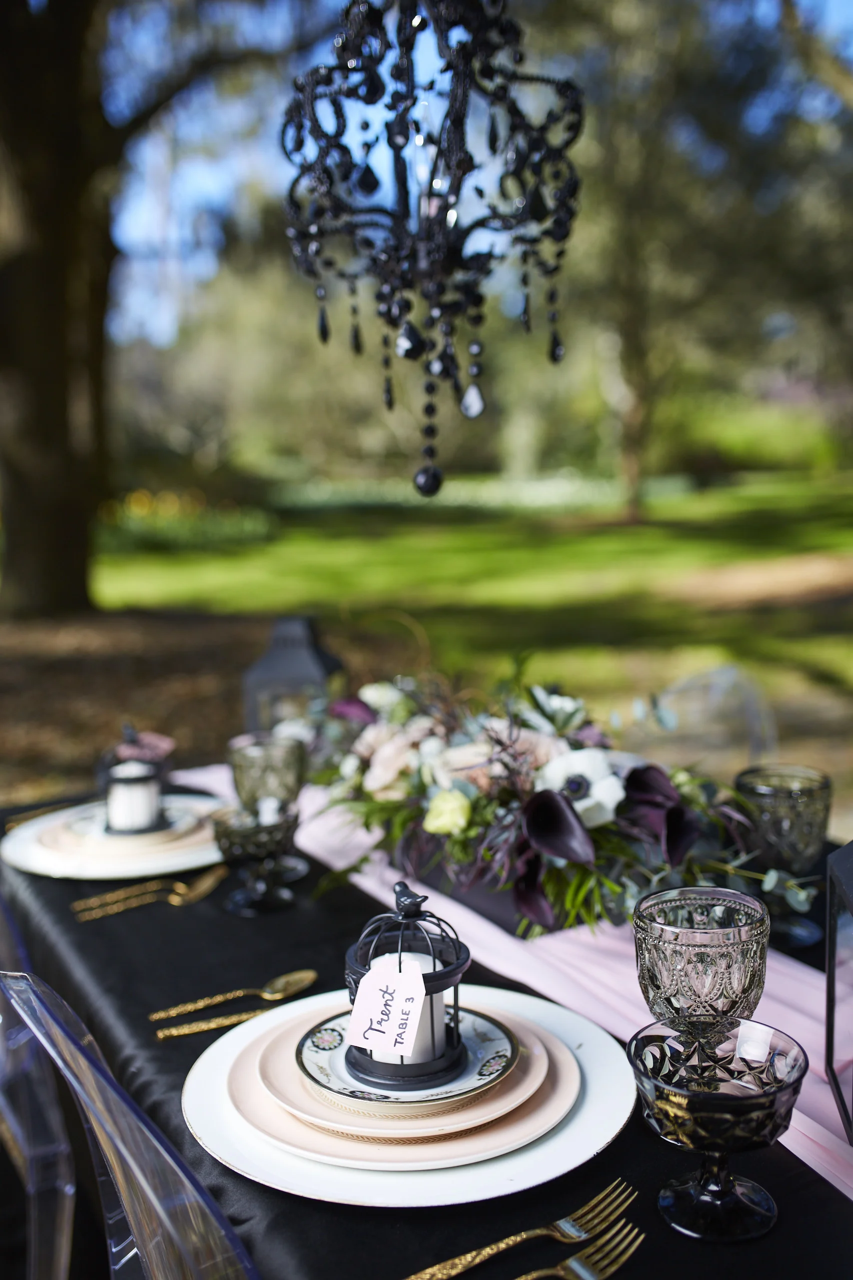 A Black, Blush + Gold Styled Garden Wedding -- Marcus Anthony Photography -- Wedding Blog-The Overwhelmed Bride