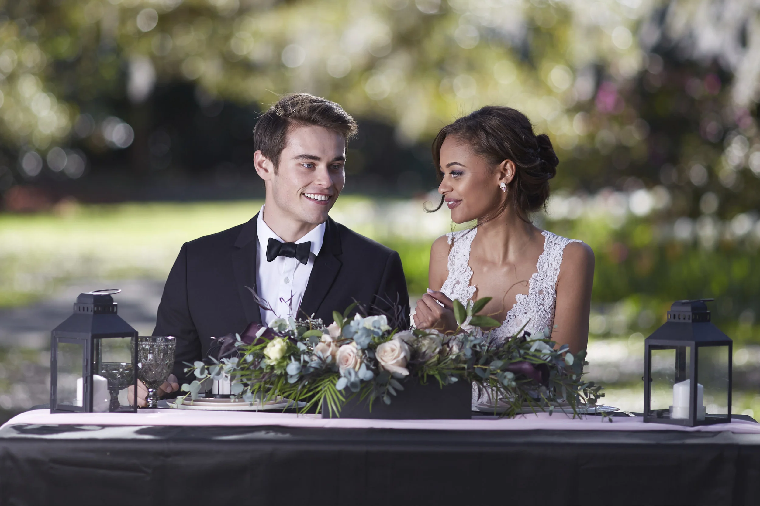A Black, Blush + Gold Styled Garden Wedding -- Marcus Anthony Photography -- Wedding Blog-The Overwhelmed Bride