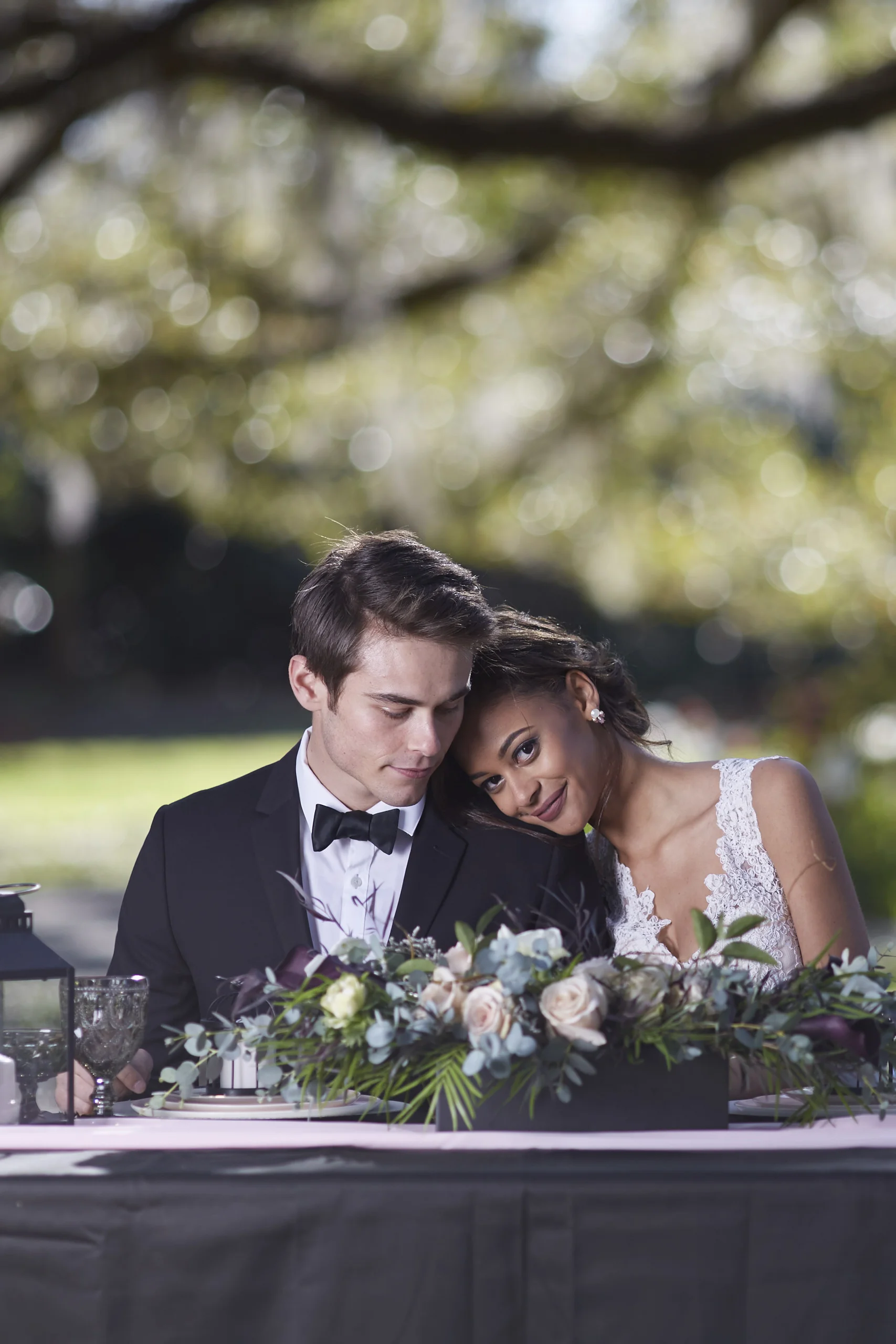 A Black, Blush + Gold Styled Garden Wedding -- Marcus Anthony Photography -- Wedding Blog-The Overwhelmed Bride
