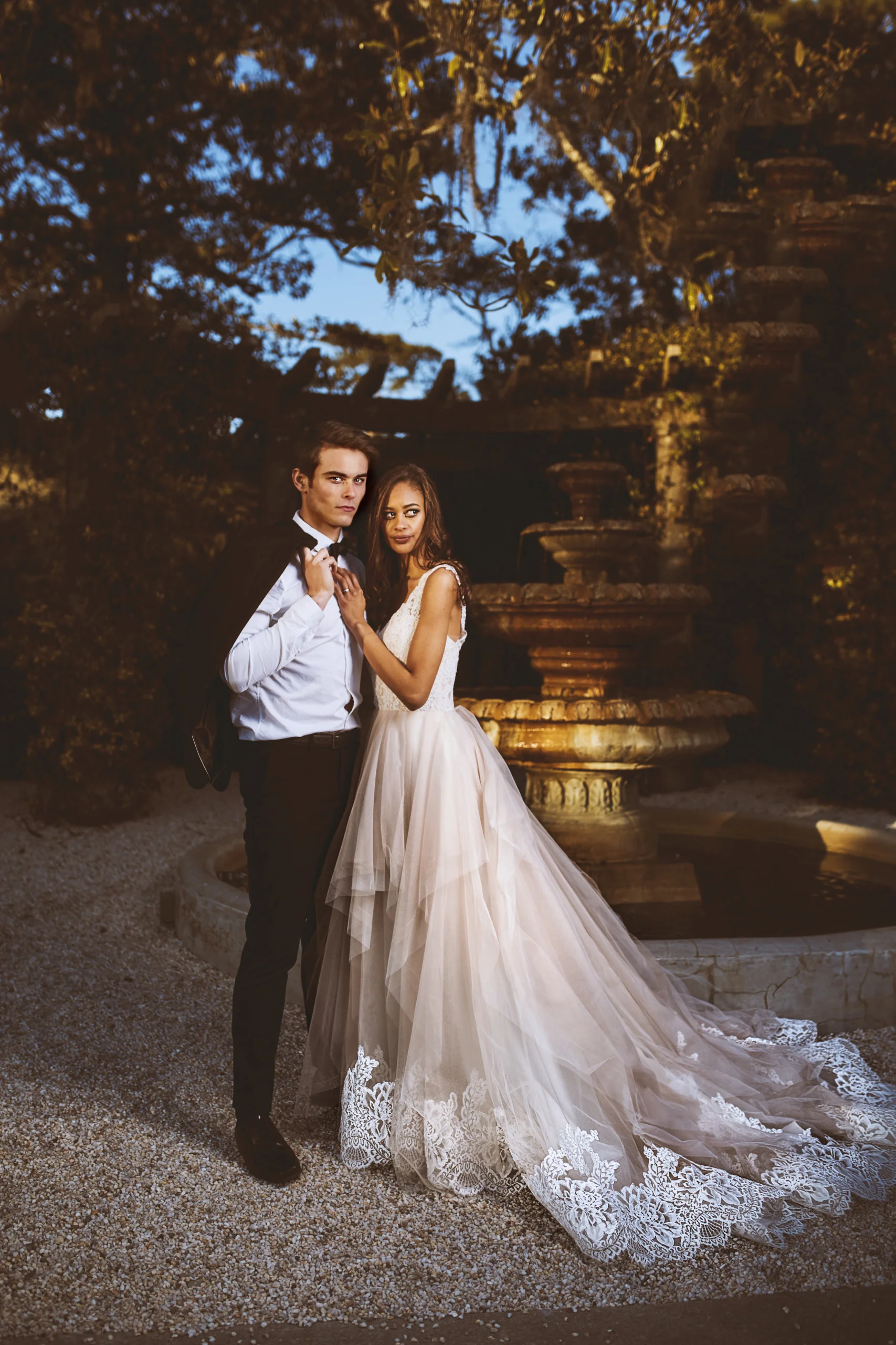 A Black, Blush + Gold Styled Garden Wedding -- Marcus Anthony Photography -- Wedding Blog-The Overwhelmed Bride