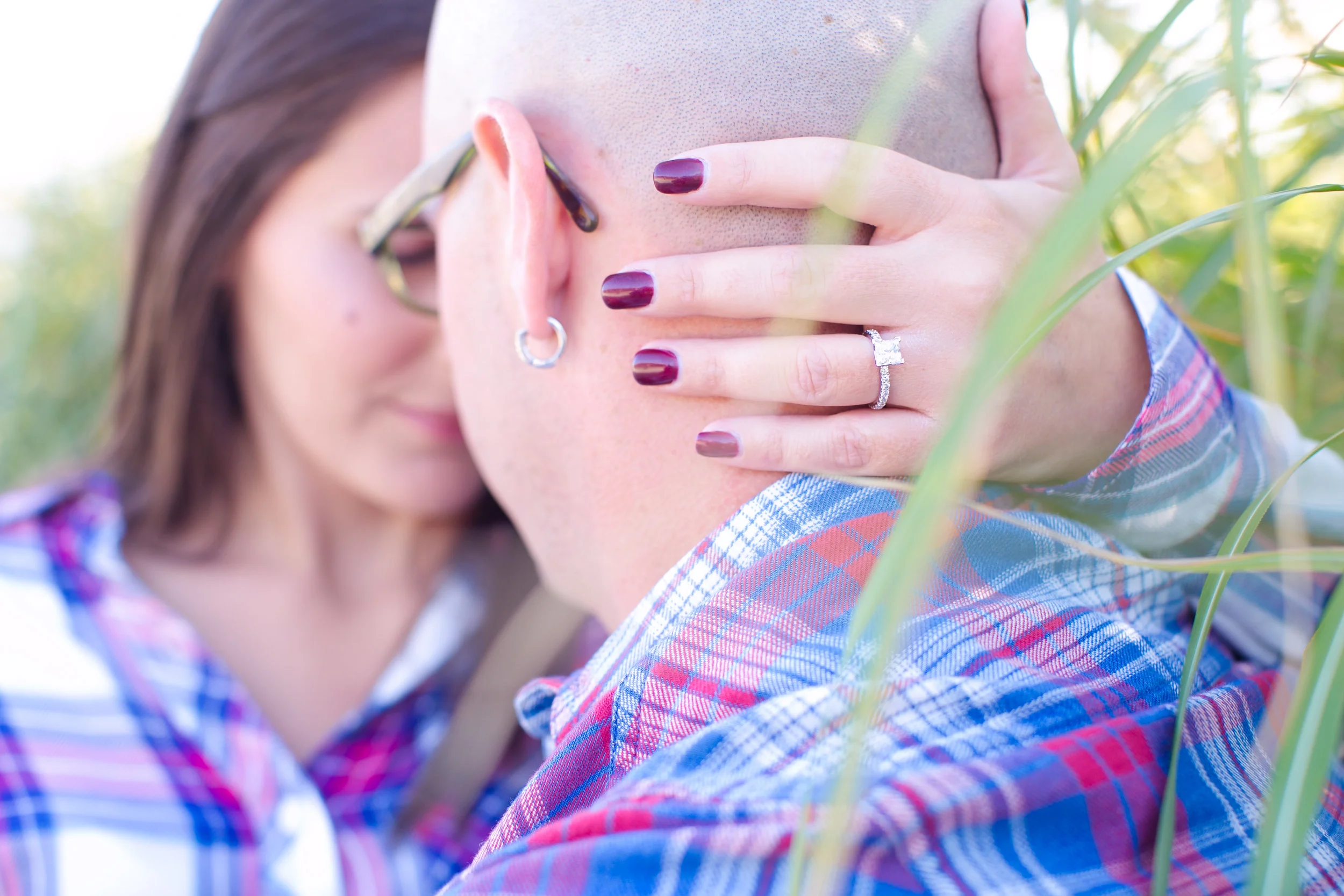 Liberty State Park Engagement Photos - Meely Photography