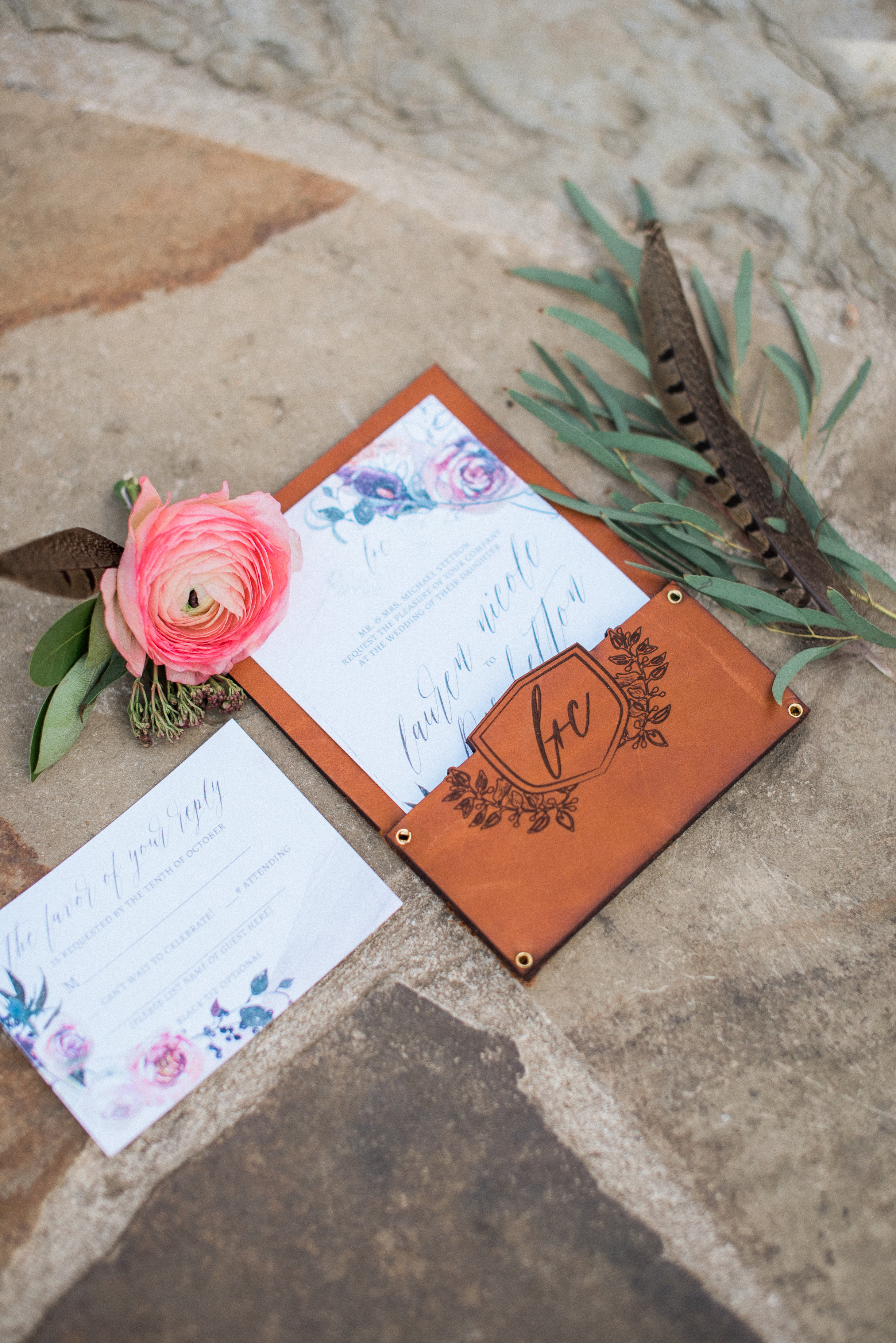 Rustic, Romantic Branded T Ranch Styled Wedding - Burgundy Wine Blush Wedding -- Brittany Jean Photography -- Wedding Blog - The Overwhelmed Bride