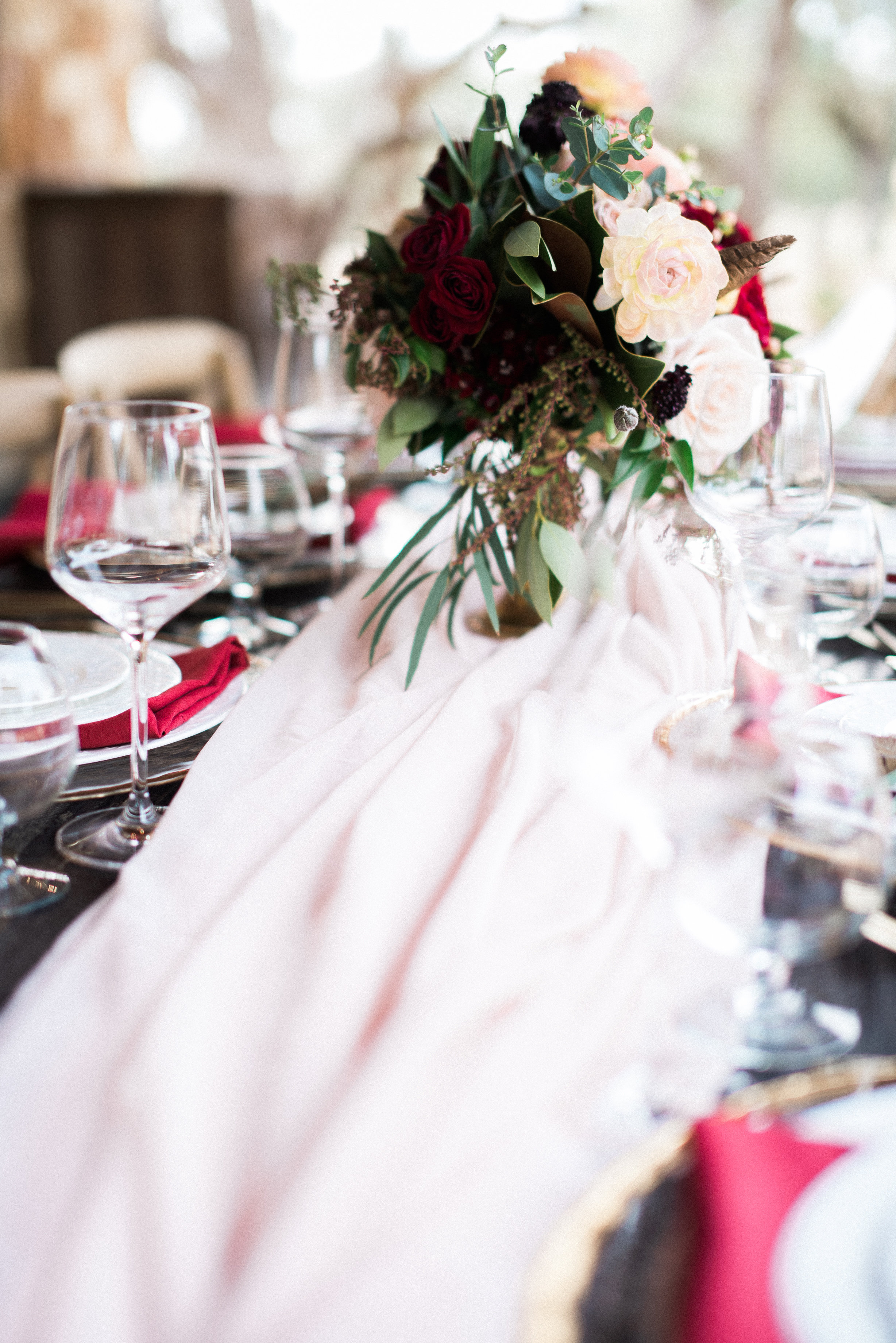 Rustic, Romantic Branded T Ranch Styled Wedding - Burgundy Wine Blush Wedding -- Brittany Jean Photography -- Wedding Blog - The Overwhelmed Bride