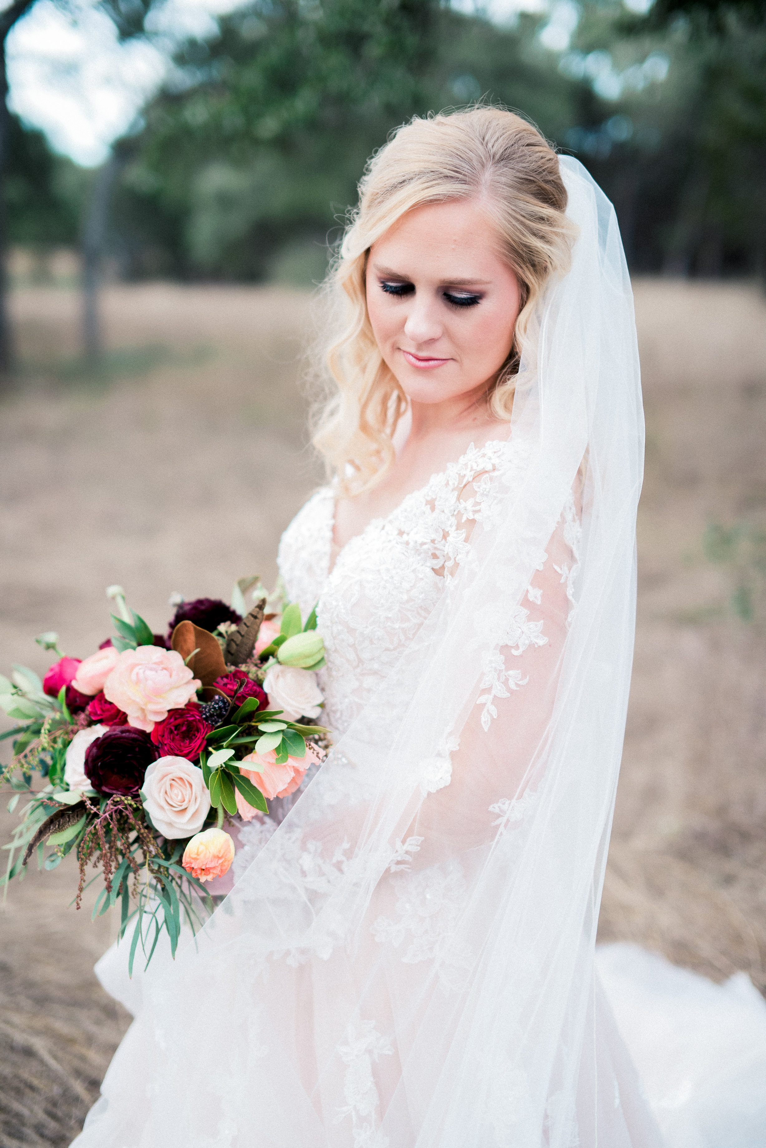 Rustic, Romantic Branded T Ranch Styled Wedding - Burgundy Wine Blush Wedding -- Brittany Jean Photography -- Wedding Blog - The Overwhelmed Bride