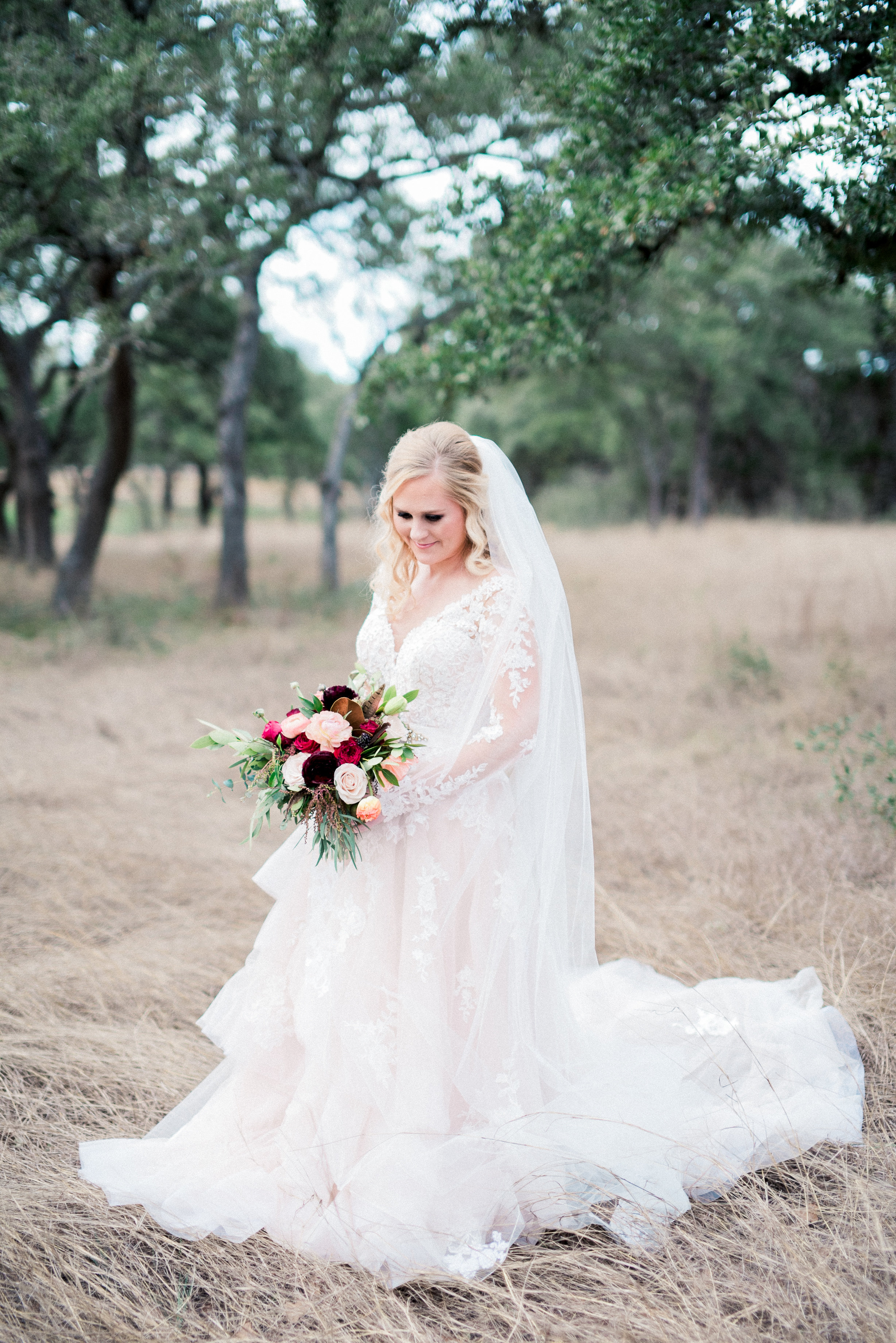 Rustic, Romantic Branded T Ranch Styled Wedding - Burgundy Wine Blush Wedding -- Brittany Jean Photography -- Wedding Blog - The Overwhelmed Bride