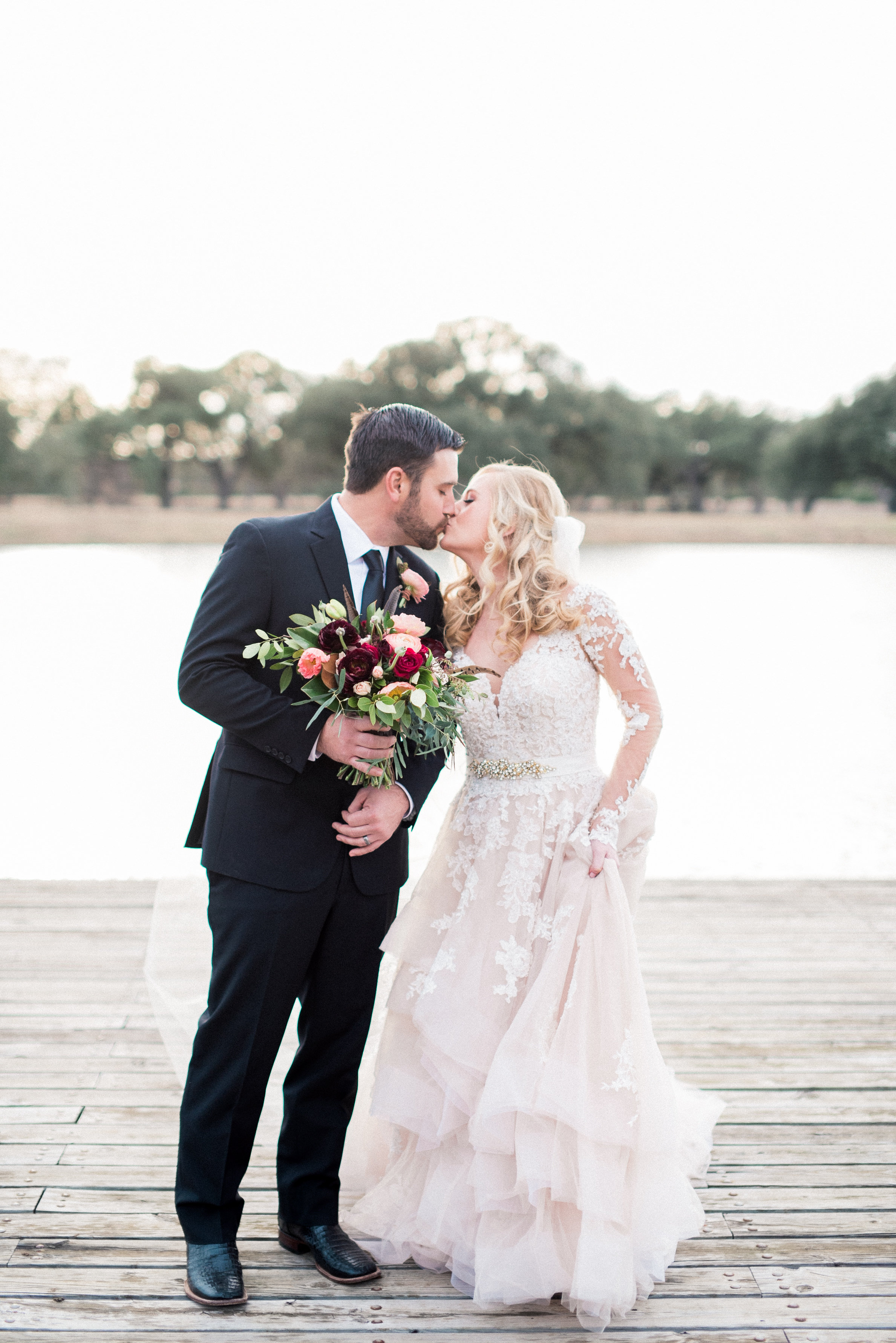 Rustic, Romantic Branded T Ranch Styled Wedding - Burgundy Wine Blush Wedding -- Brittany Jean Photography -- Wedding Blog - The Overwhelmed Bride