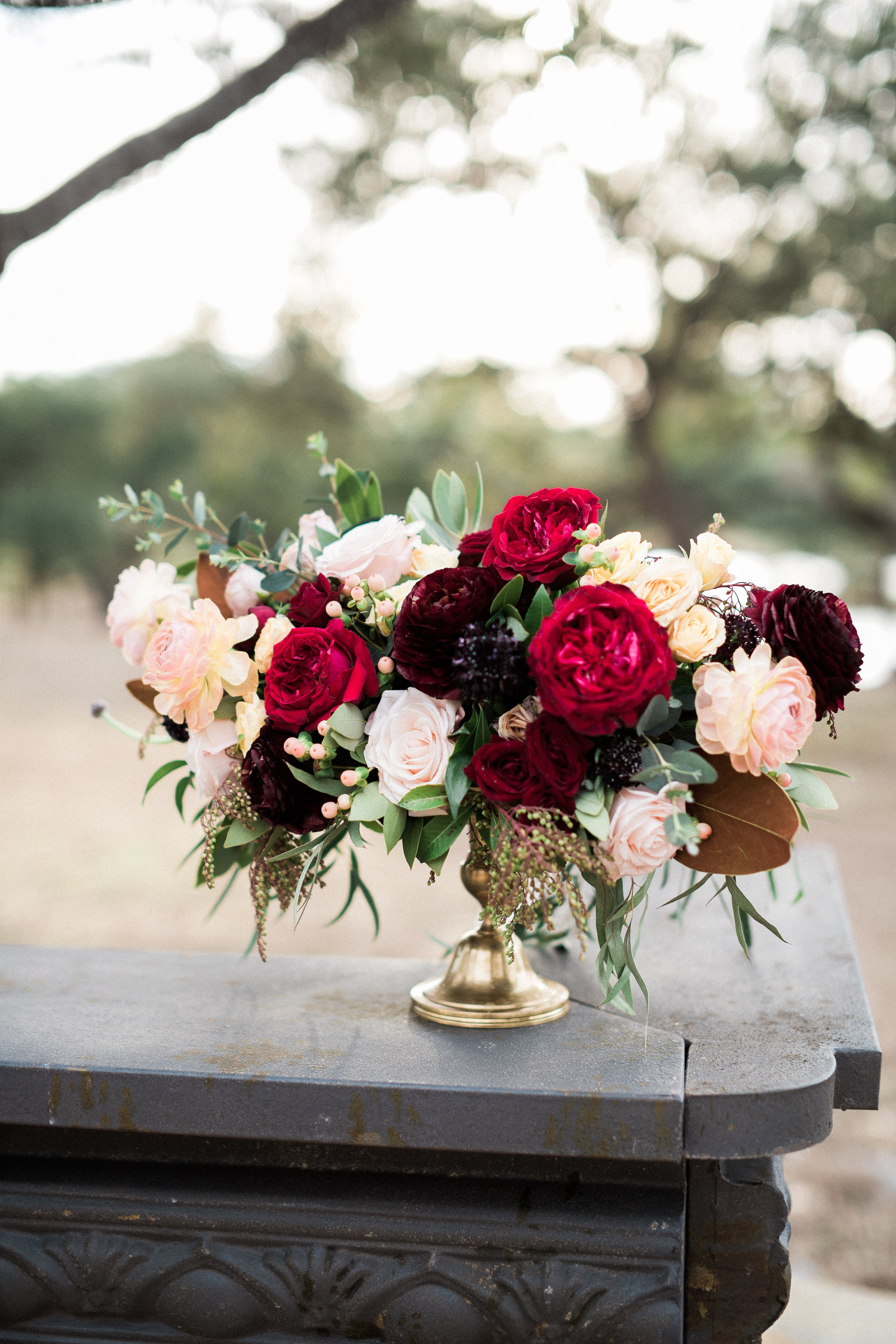 Rustic, Romantic Branded T Ranch Styled Wedding - Burgundy Wine Blush Wedding -- Brittany Jean Photography -- Wedding Blog - The Overwhelmed Bride