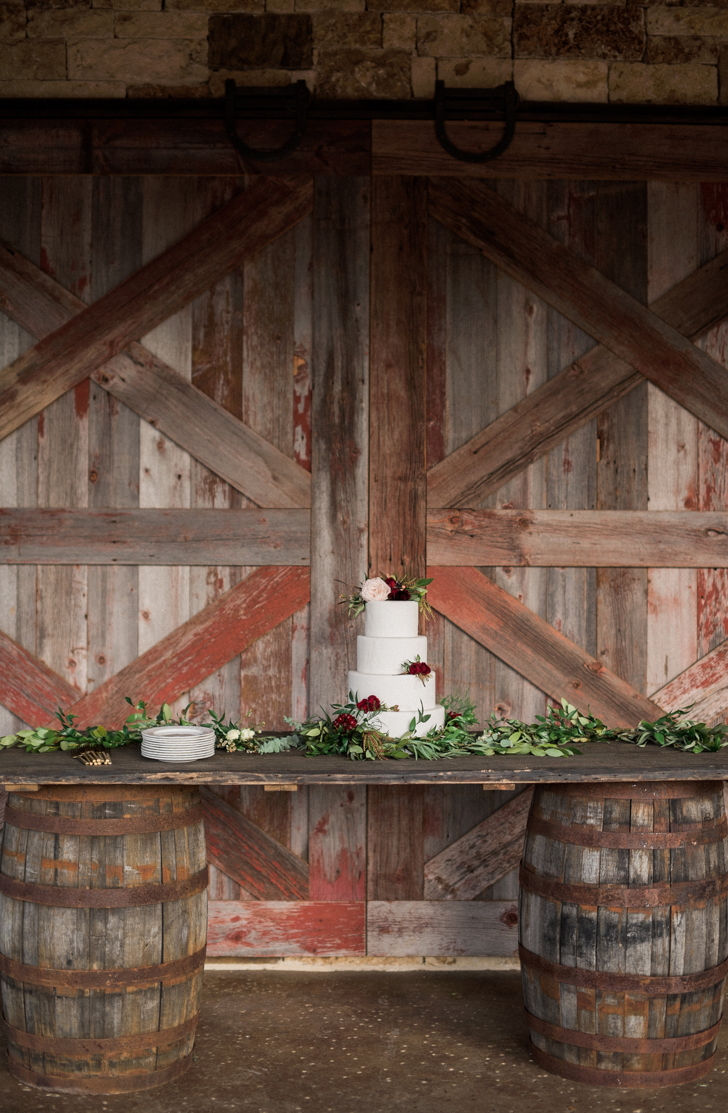 Rustic, Romantic Branded T Ranch Styled Wedding - Burgundy Wine Blush Wedding -- Brittany Jean Photography -- Wedding Blog - The Overwhelmed Bride