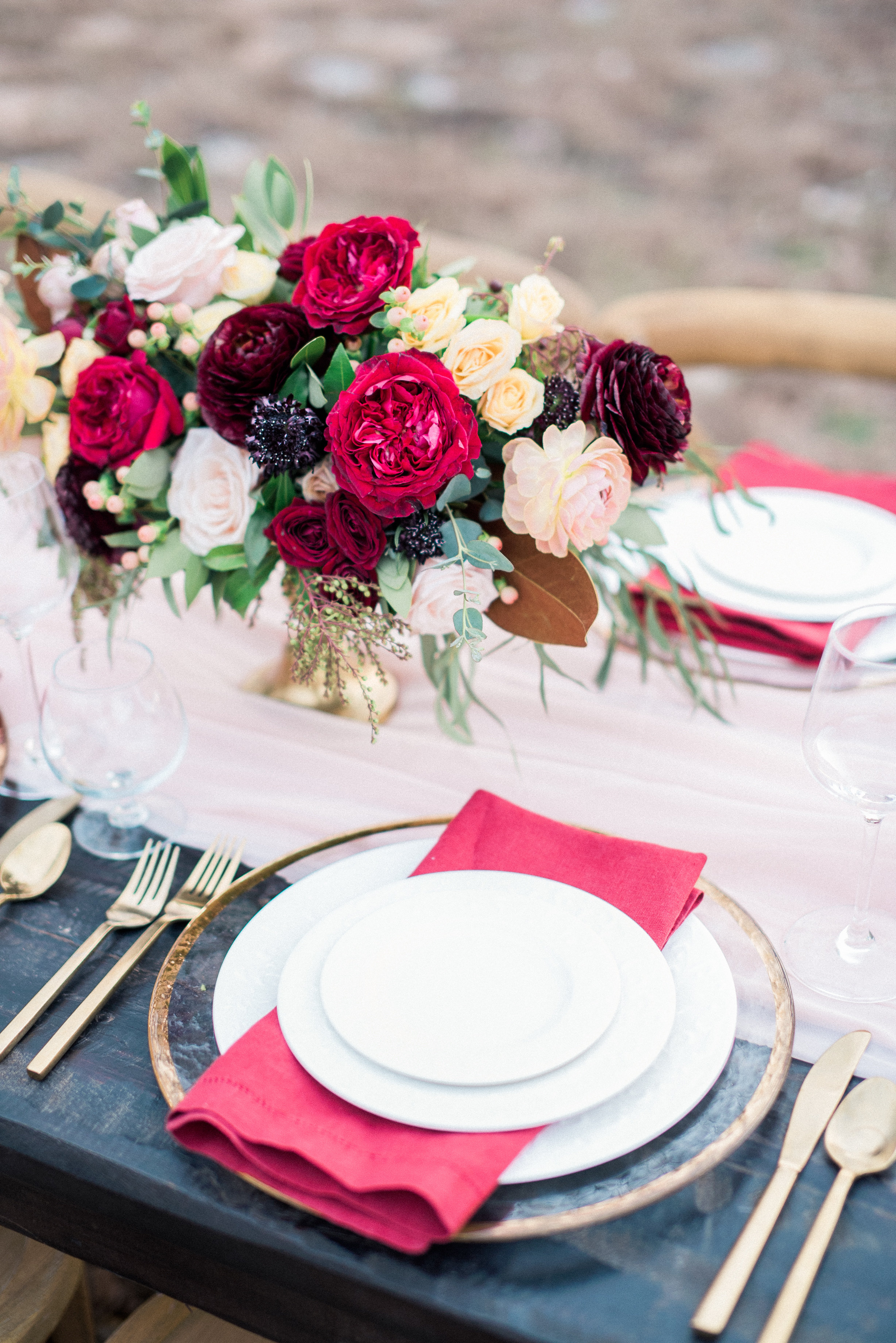 Rustic, Romantic Branded T Ranch Styled Wedding - Burgundy Wine Blush Wedding -- Brittany Jean Photography -- Wedding Blog - The Overwhelmed Bride