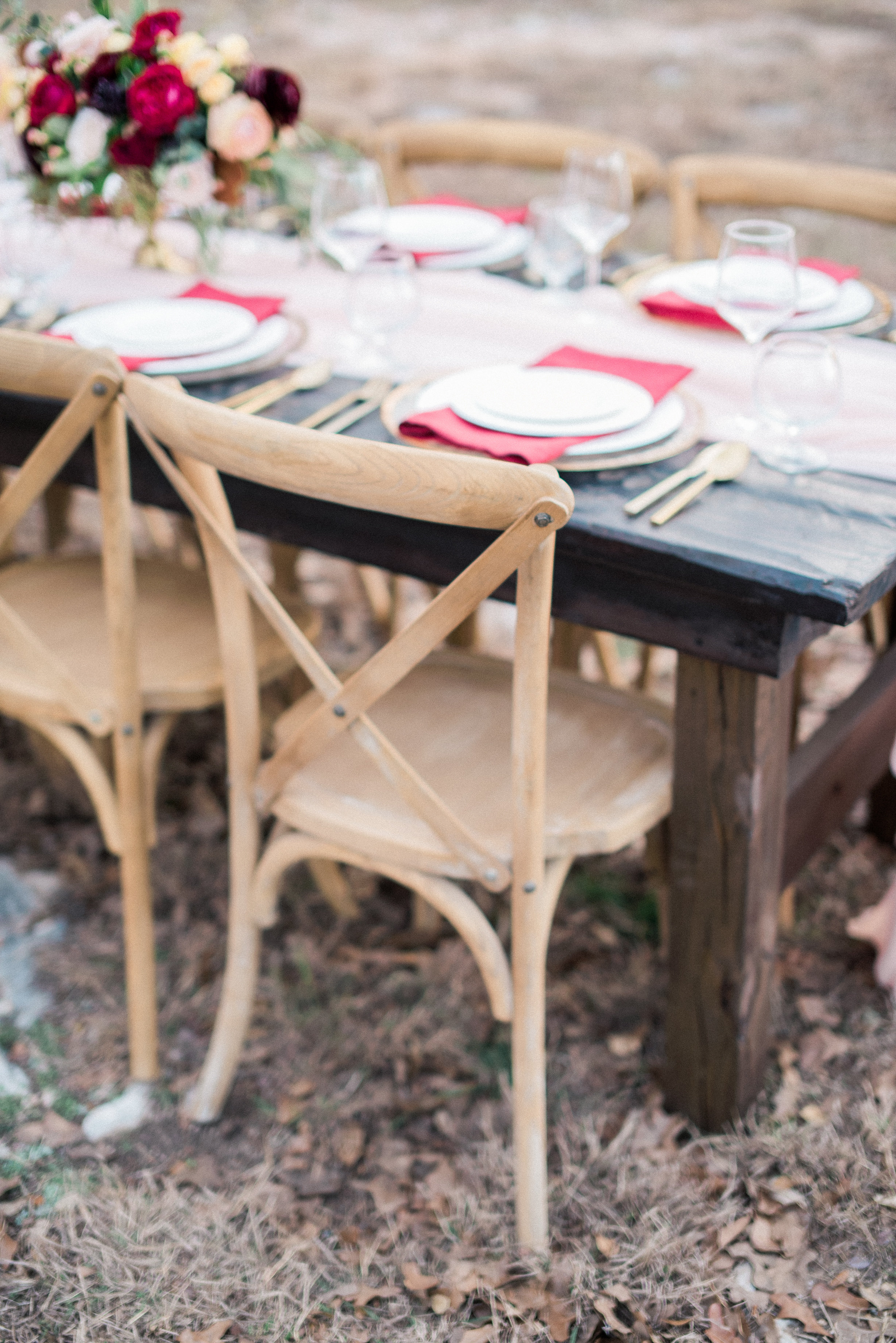 Rustic, Romantic Branded T Ranch Styled Wedding - Burgundy Wine Blush Wedding -- Brittany Jean Photography -- Wedding Blog - The Overwhelmed Bride