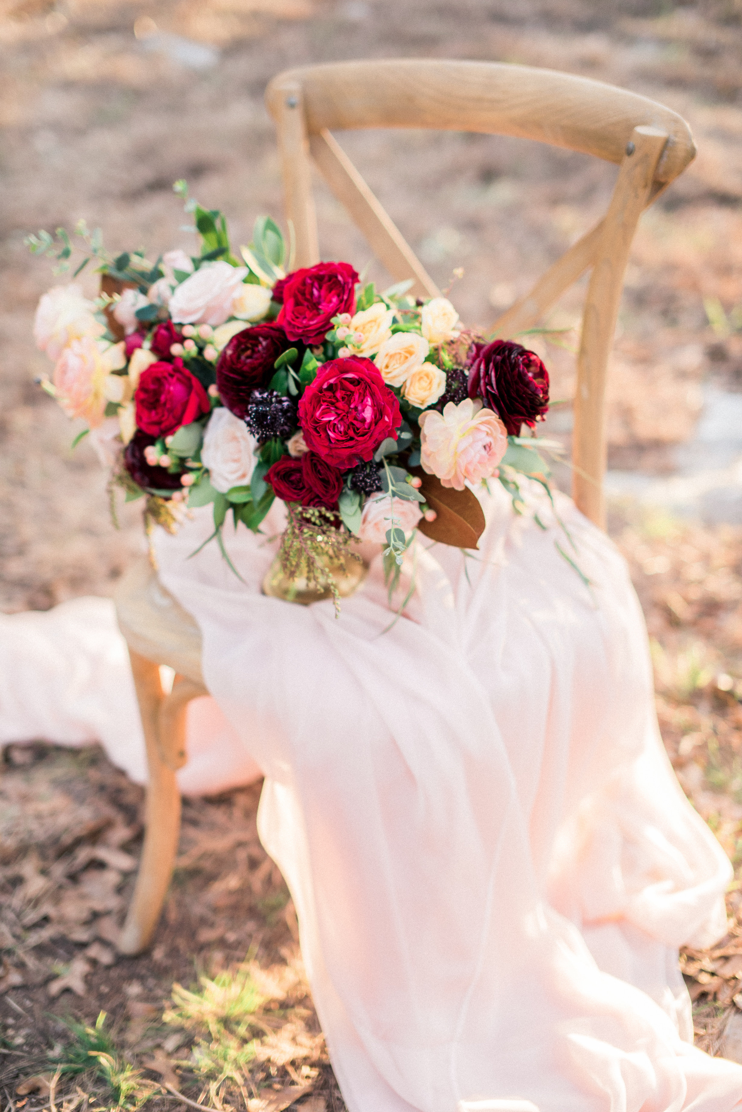 Rustic, Romantic Branded T Ranch Styled Wedding - Burgundy Wine Blush Wedding -- Brittany Jean Photography -- Wedding Blog - The Overwhelmed Bride