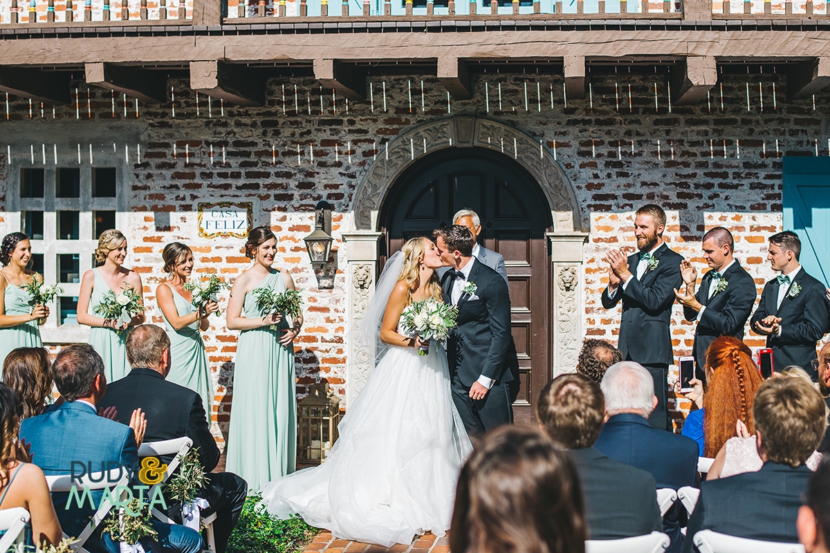 A Mint + White Casa Feliz Wedding - Winter Garden, Florida Wedding -- Wedding Blog - The Overwhelmed Bride