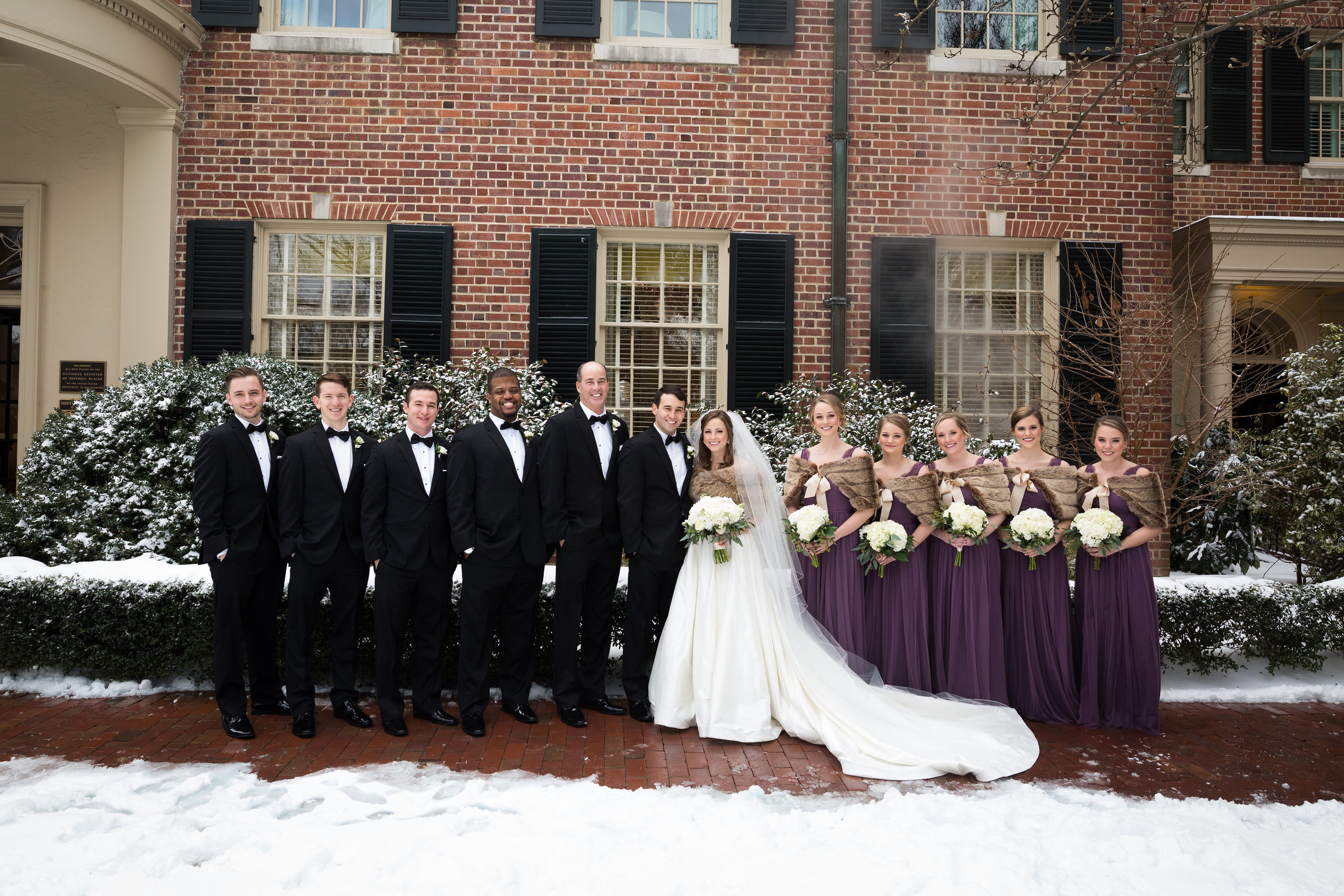 Chapell Hill, NC Wedding - The Carolina Club Winter Wedding -- Elly's Photography -- Wedding Blog - The Overwhelmed Bride