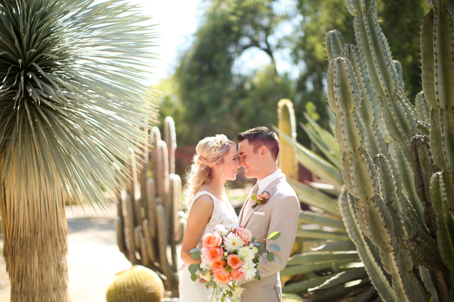 A Vibrant Fullerton Arboretum Wedding - Green + Peach Irish Wedding - Melissa McClure Photography -- Wedding Blog - The Overwhelmed Bride