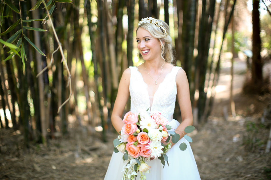 A Vibrant Fullerton Arboretum Wedding - Green + Peach Irish Wedding - Melissa McClure Photography -- Wedding Blog - The Overwhelmed Bride