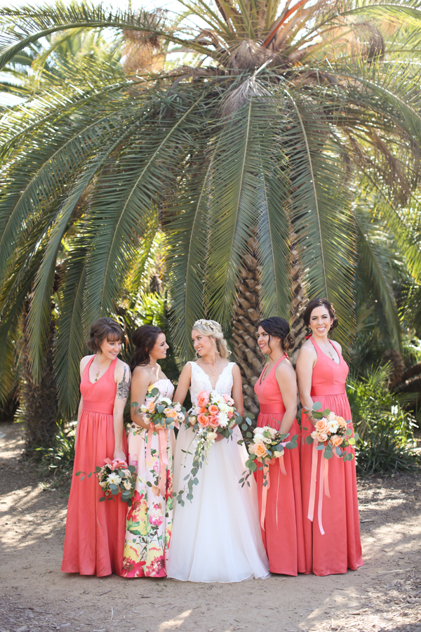 A Vibrant Fullerton Arboretum Wedding - Green + Peach Irish Wedding - Melissa McClure Photography -- Wedding Blog - The Overwhelmed Bride