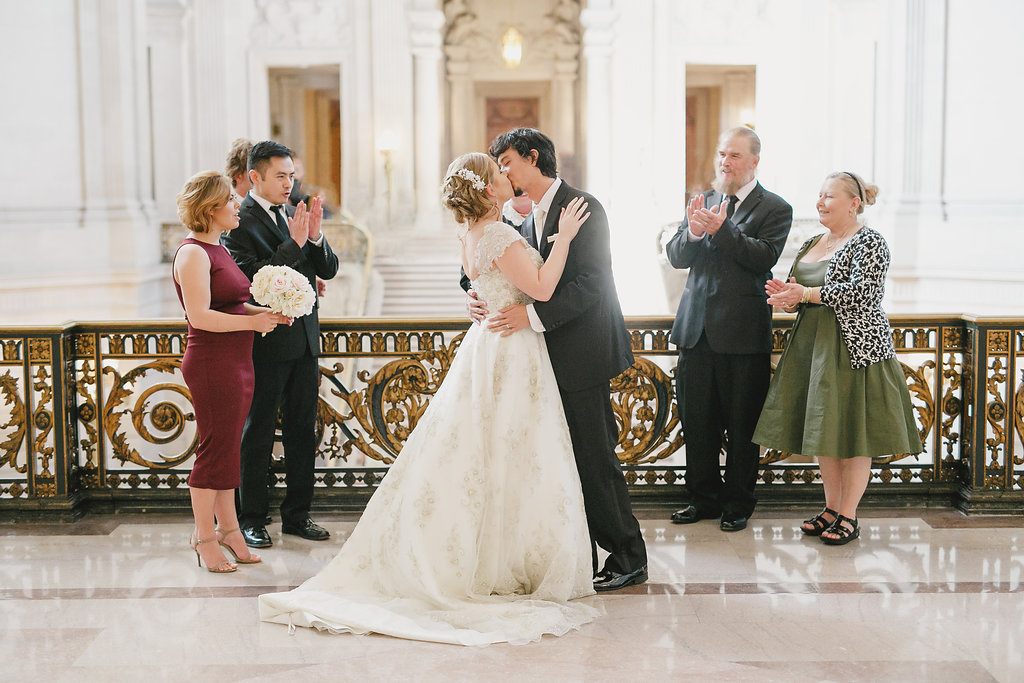 An Intimate San Francisco City Hall Wedding -- Kristen Booth Photography -- Wedding Blog - The Overwhelmed Bride