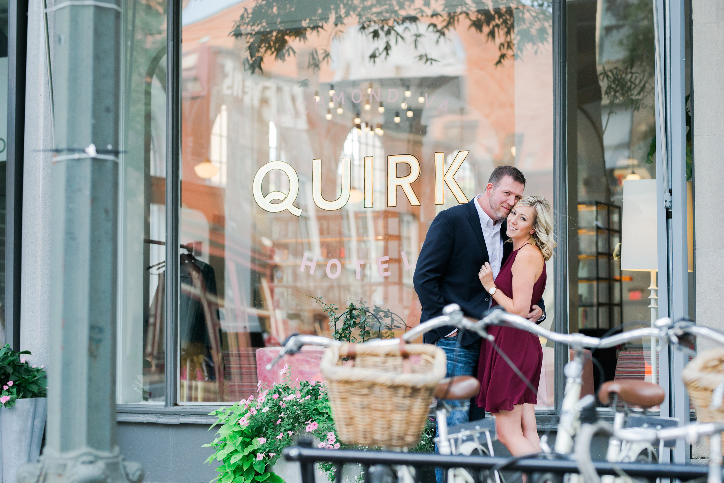 Quirk Hotel + Belle Island Engagement Photos - Luke and Ashley Photography - Richmond Virginia Wedding Photographer -- Wedding Blog - The Overwhelmed Bride